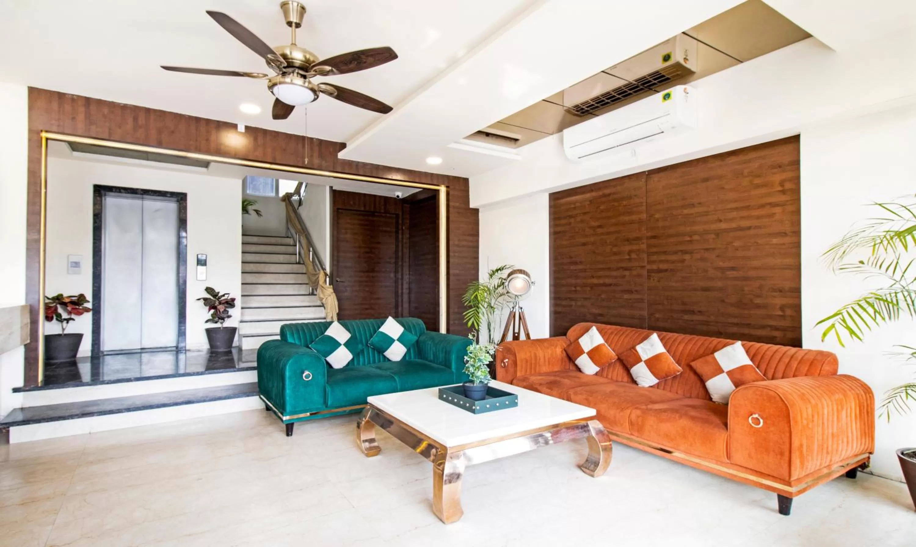 Seating area in Treebo Premium Median Inn