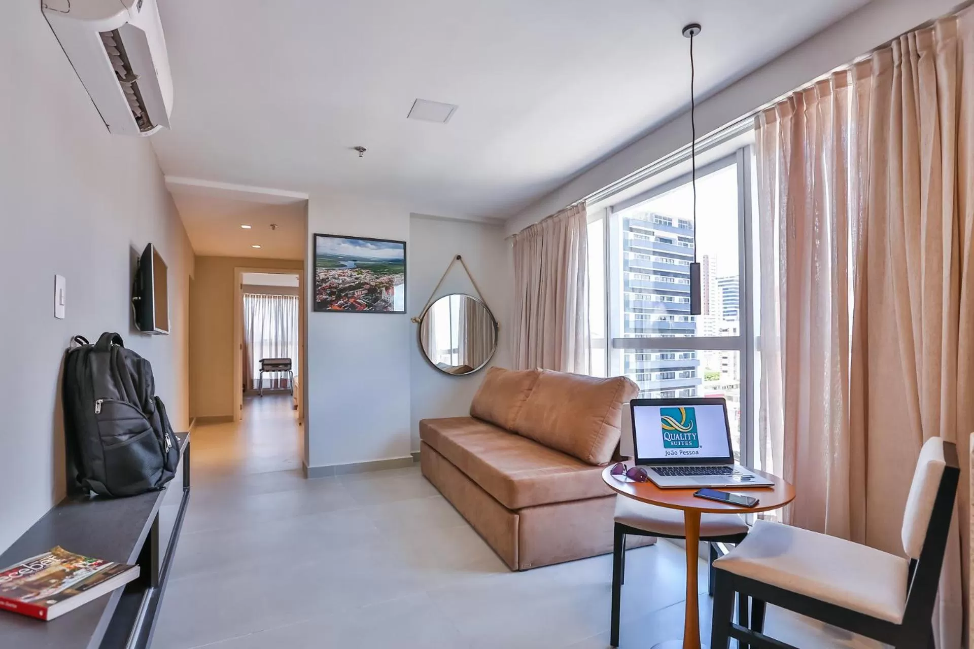 Living room in Quality Suítes João Pessoa