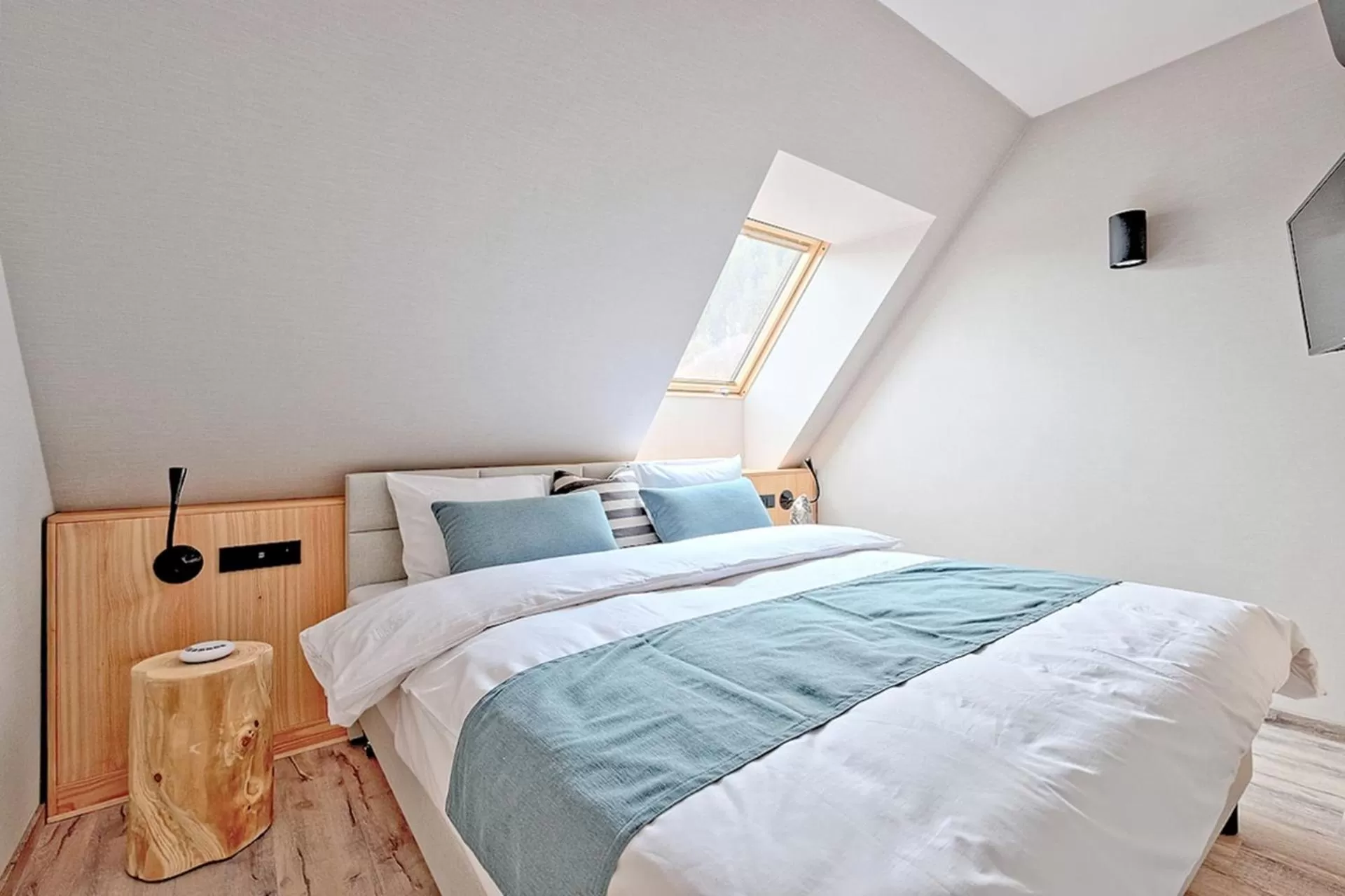 Bed in Harda House Friends & Spa