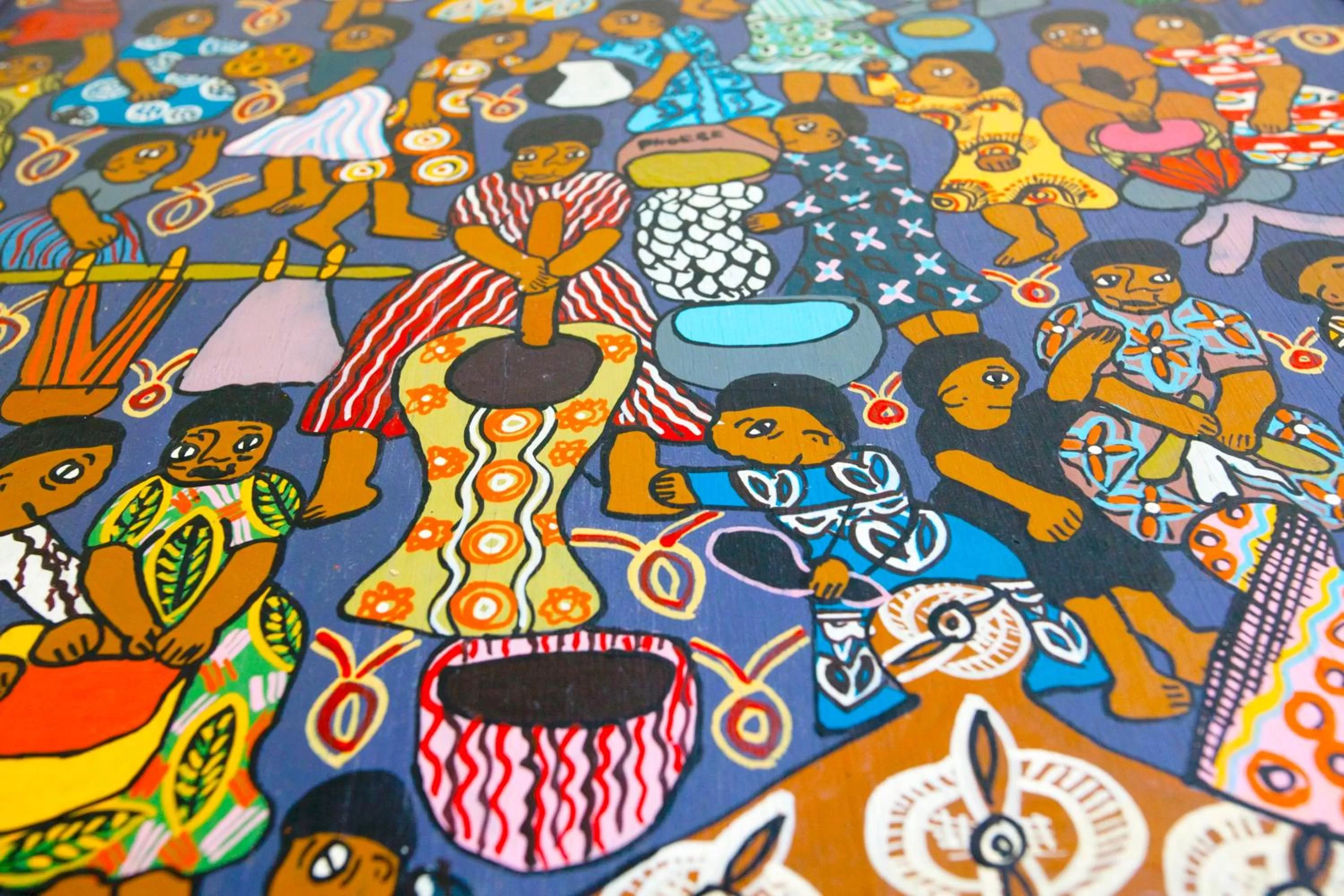 Decorative detail in Kasbah Rose