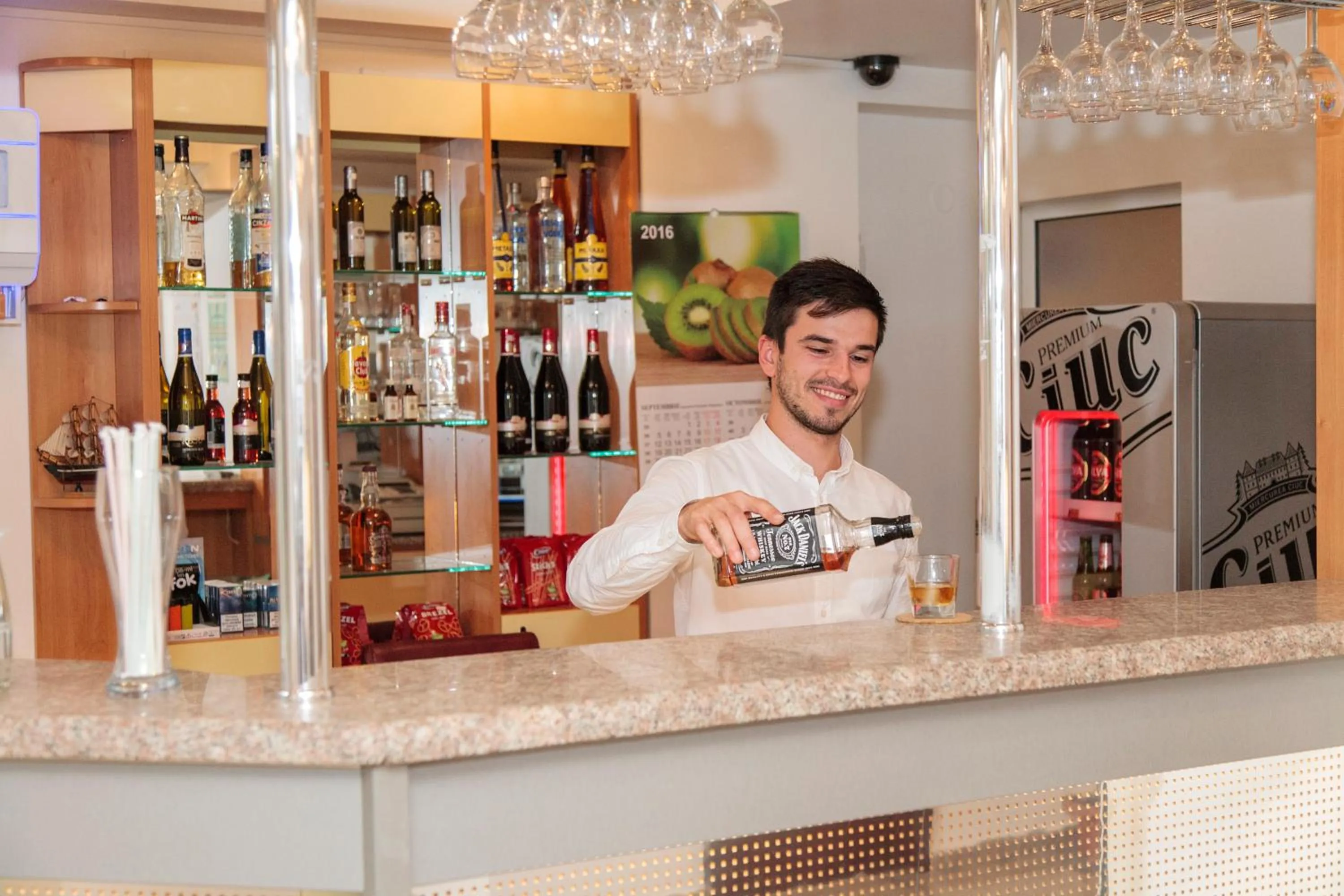 Alcoholic drinks in Plus Hotel