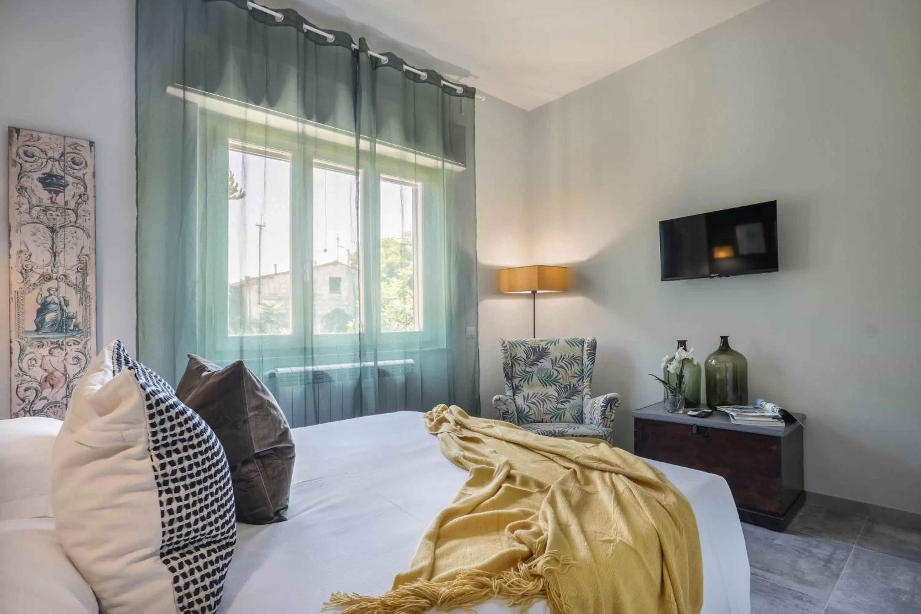 Bed in I Levrieri b&b