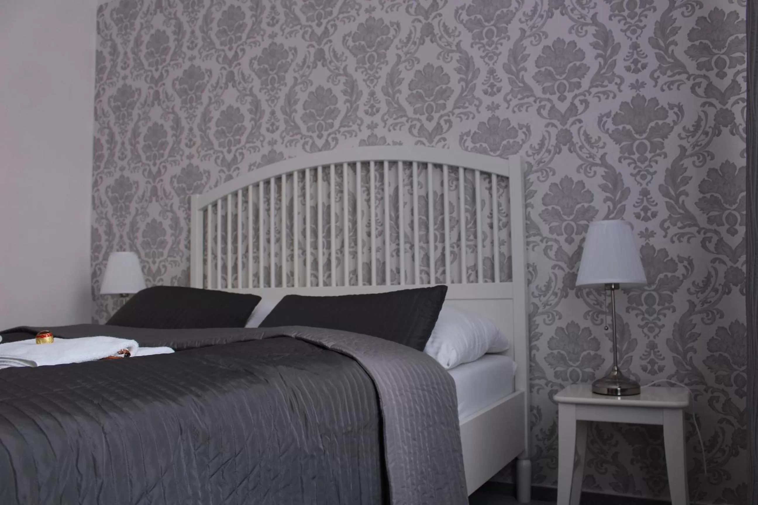 Bed in Hotel Amadeus