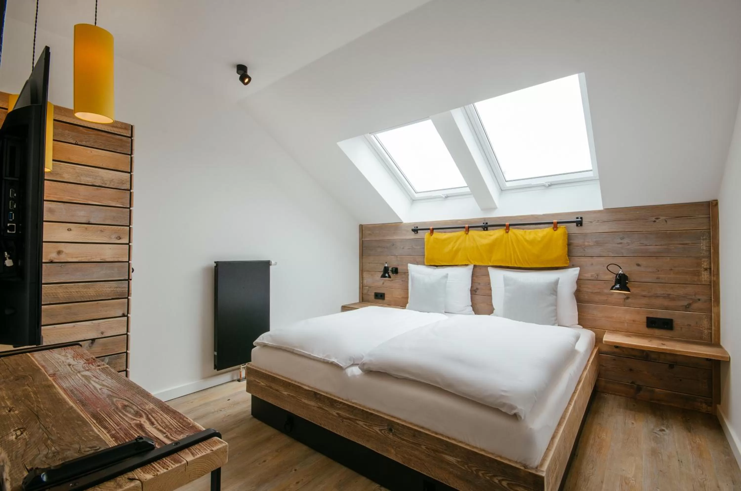 Bedroom, Bed in Hotel Landhafen