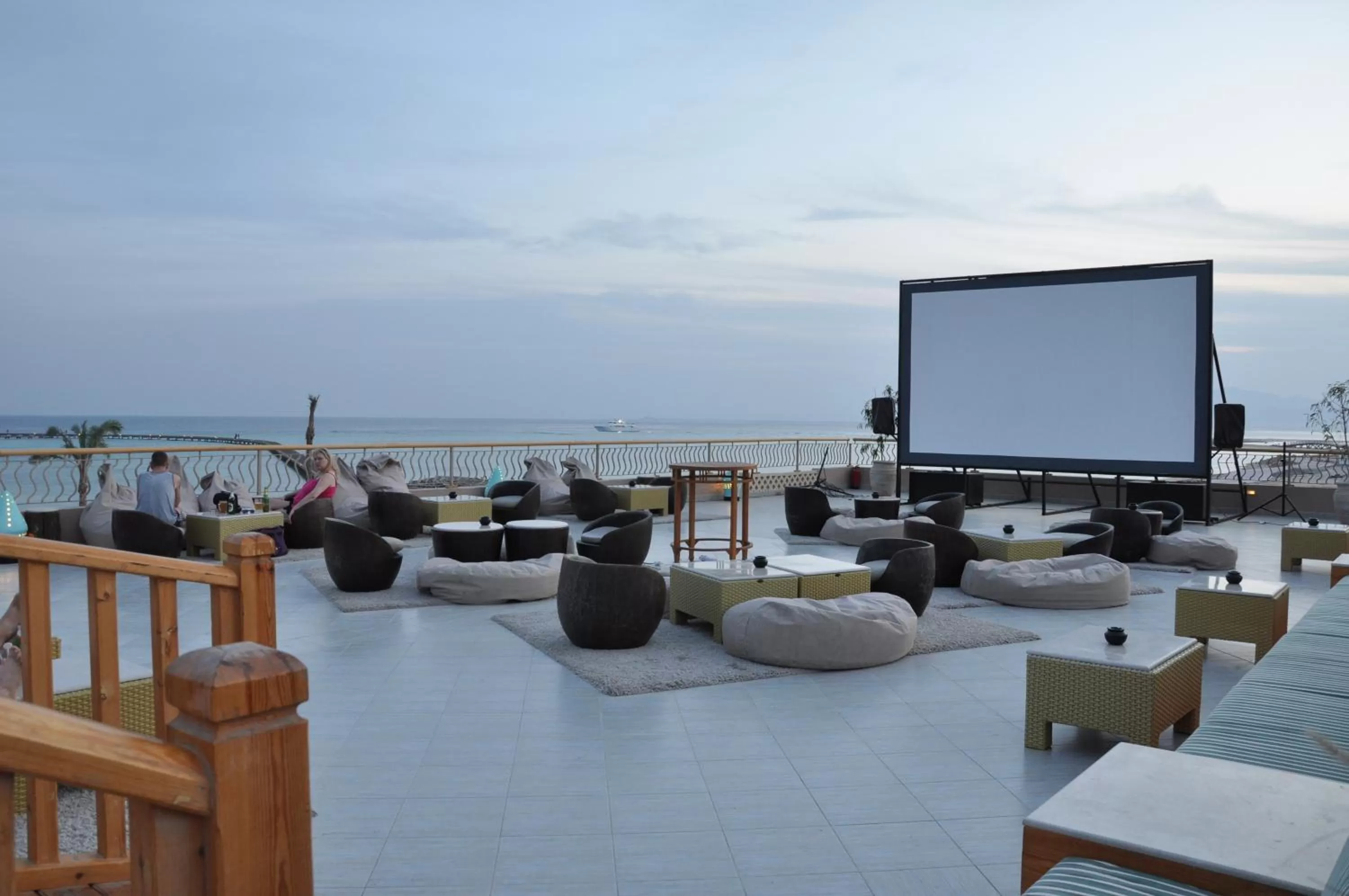 Balcony/Terrace in The Breakers Diving and Surfing Lodge Soma Bay