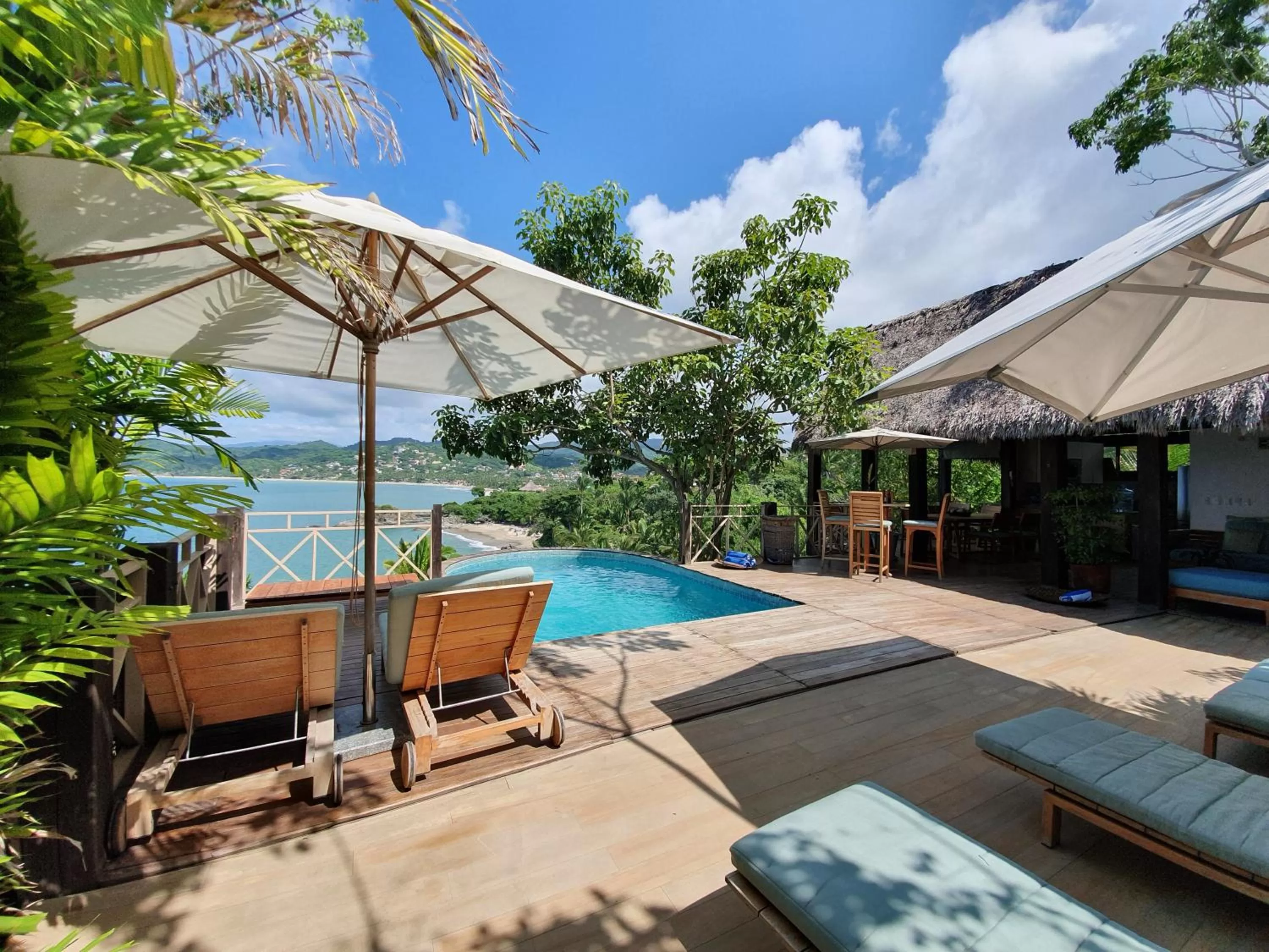 Pool view in Hotel Boutique Siete Lunas