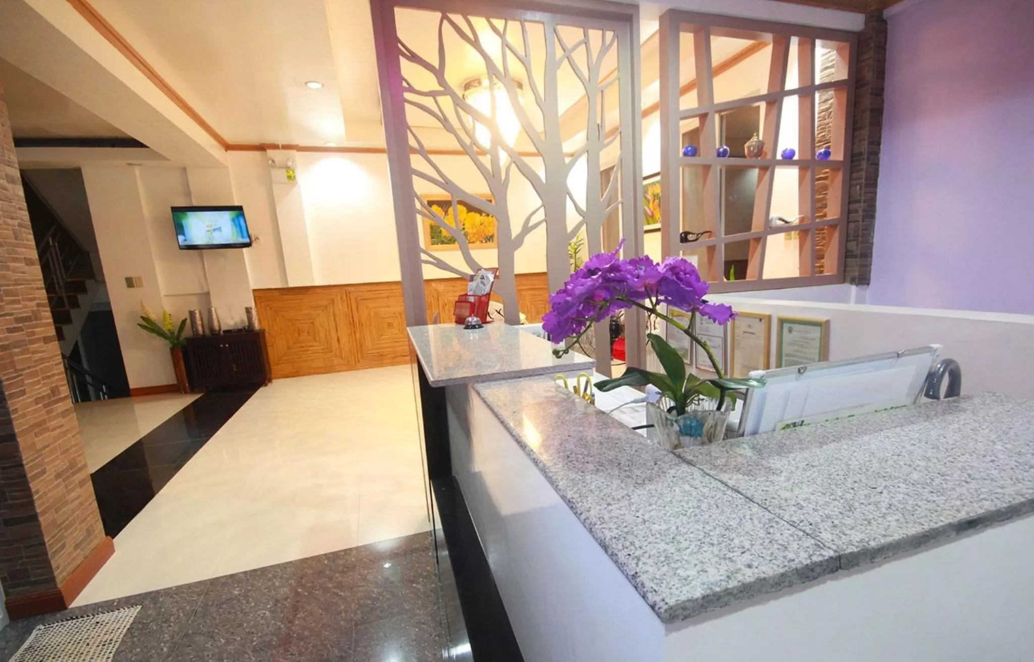 Lobby or reception in El Nido Royal Palm Inn