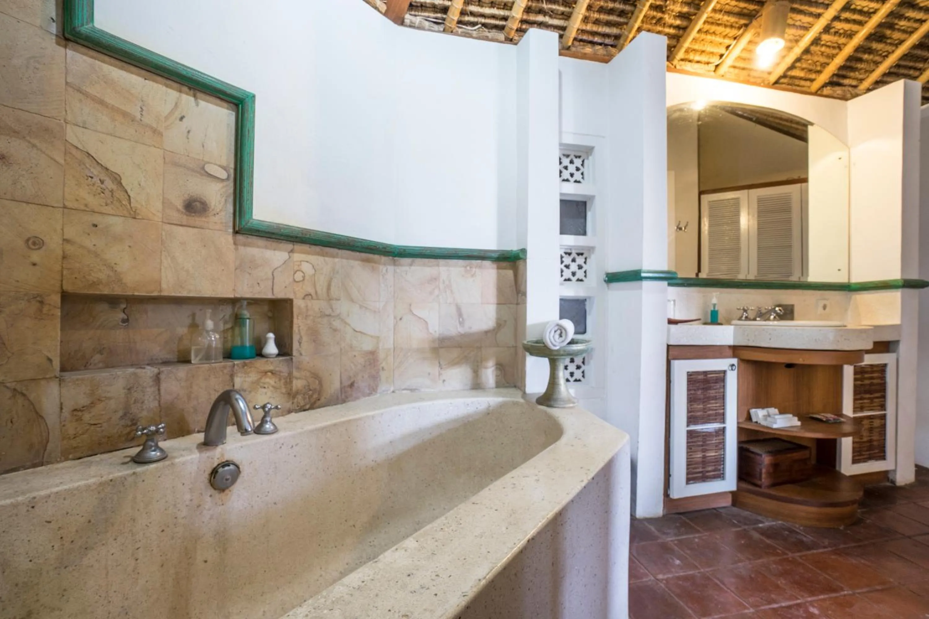 Bathroom in Gajah Biru Bungalows