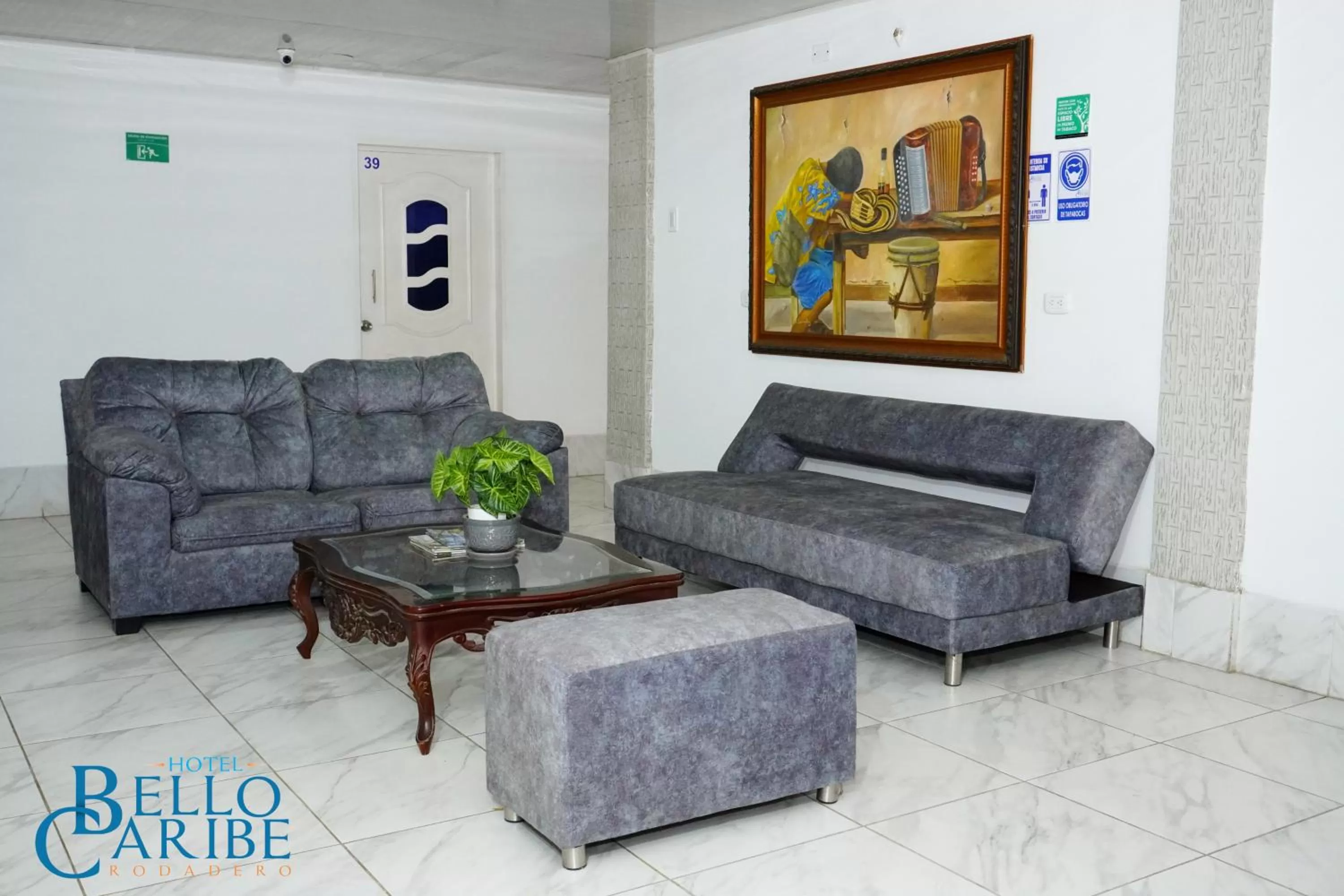 Living room, Seating Area in Hotel Bello Caribe