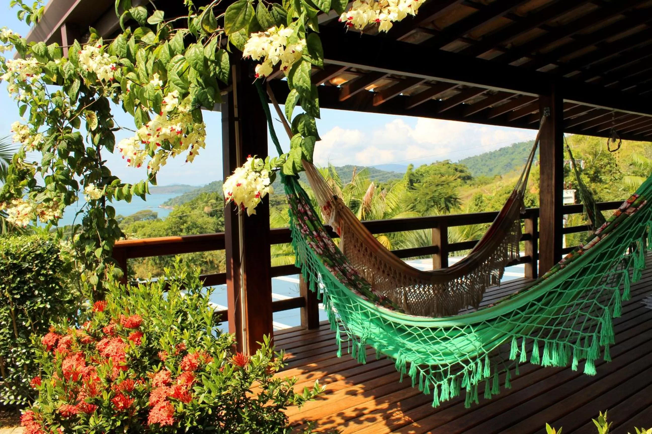 Patio in Pousada Recanto de Paraty