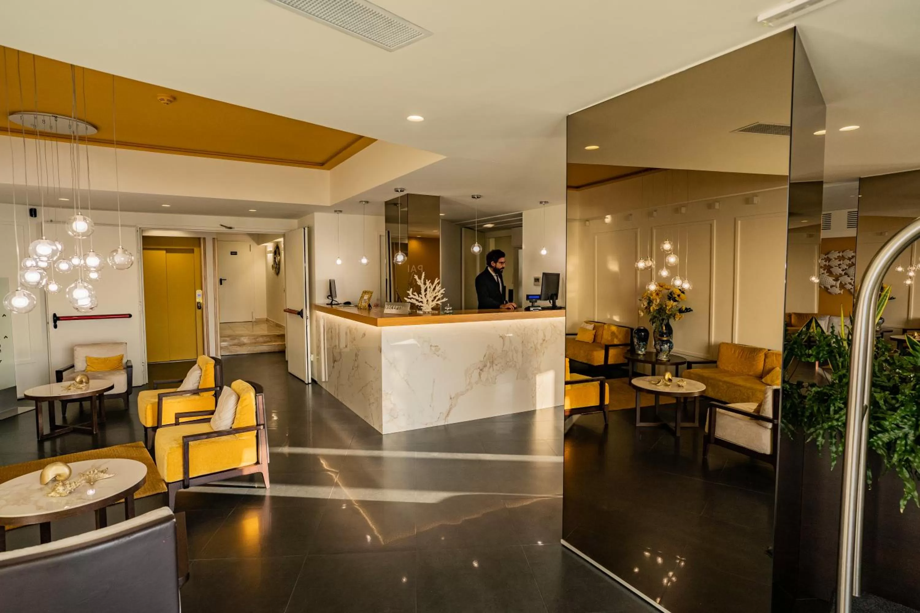 Lobby or reception in Taormina Panoramic Hotel