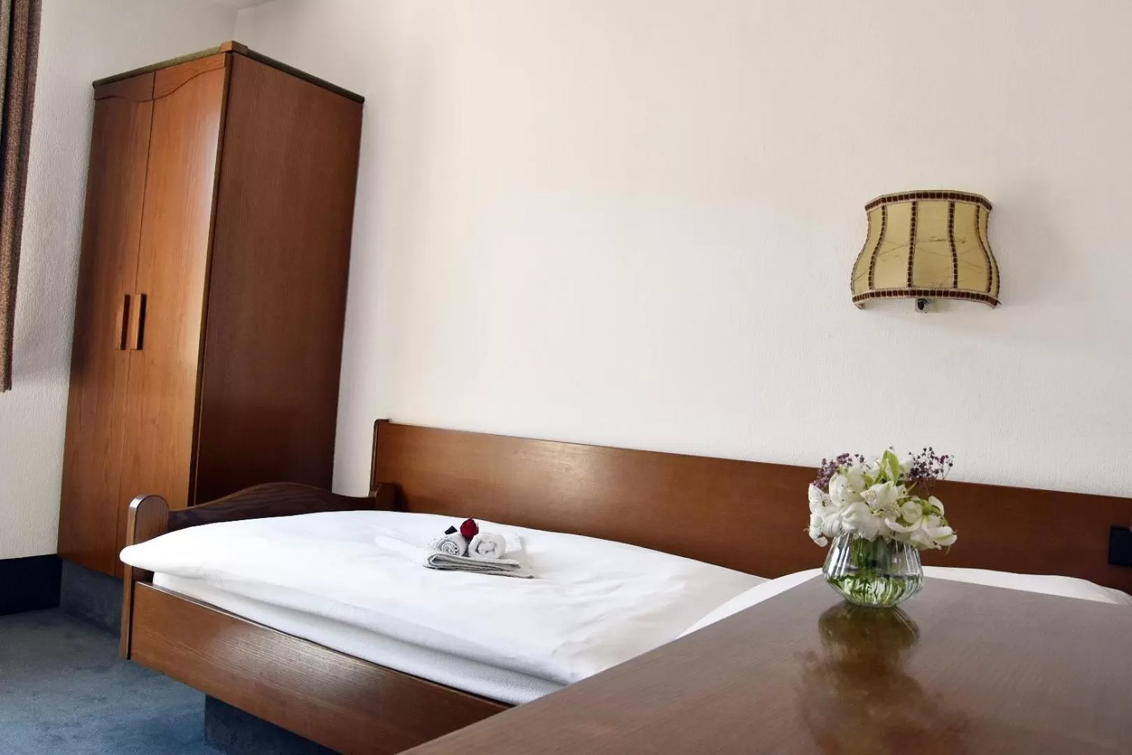 Photo of the whole room, Bed in Hotel Goldene Rose