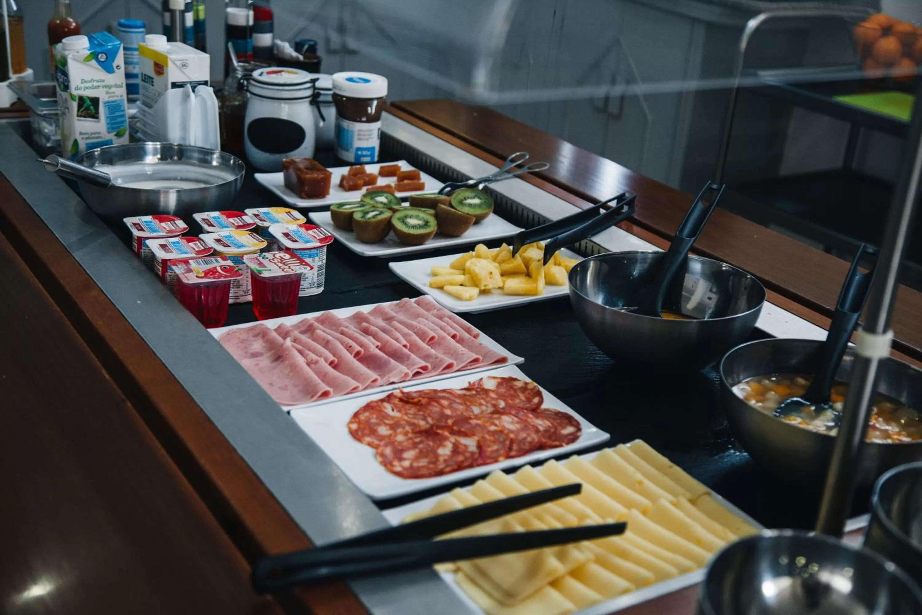 Buffet breakfast in Hotel Laitau