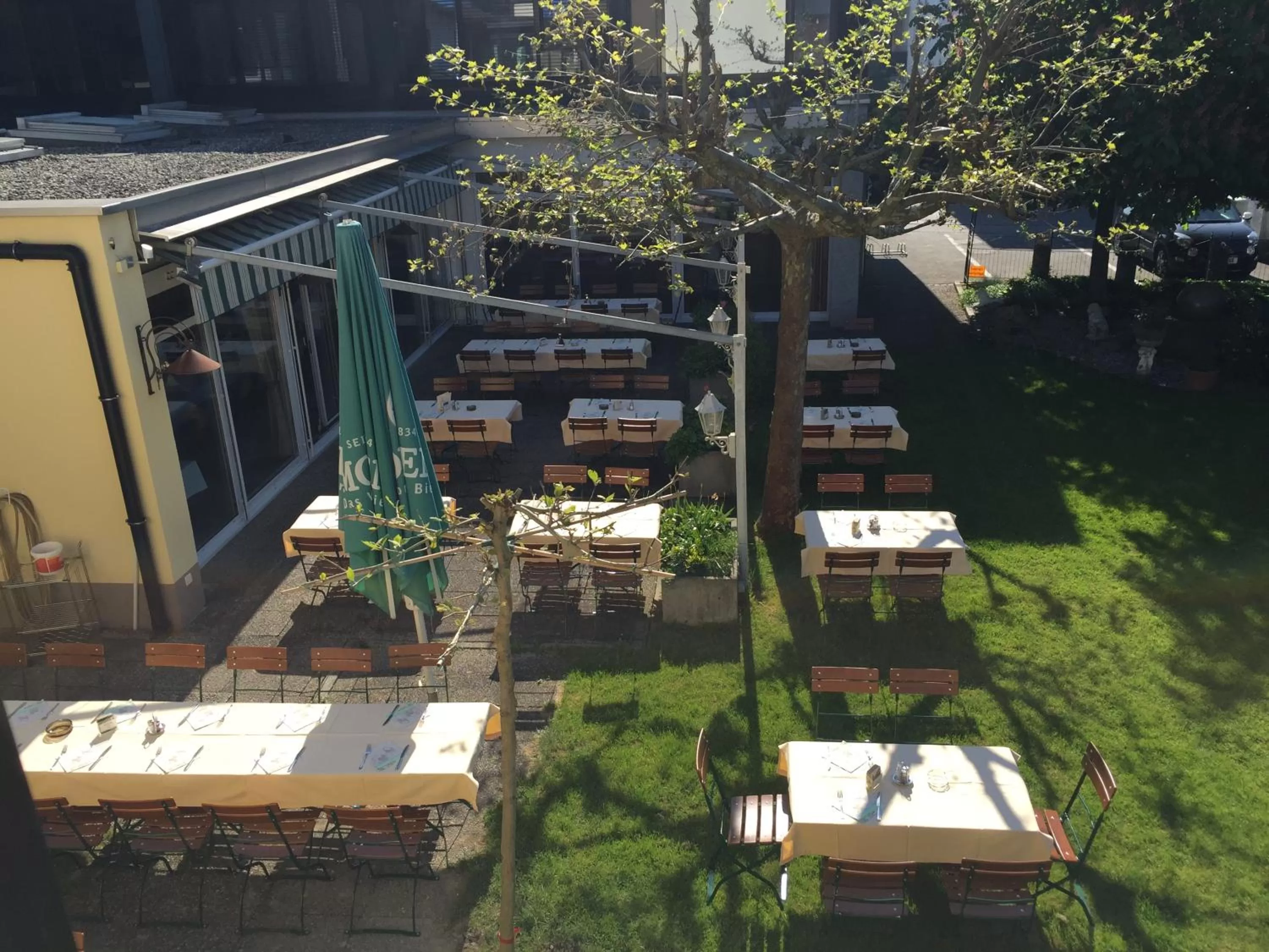 Restaurant/places to eat, Bird's-eye View in Gasthof Meindl