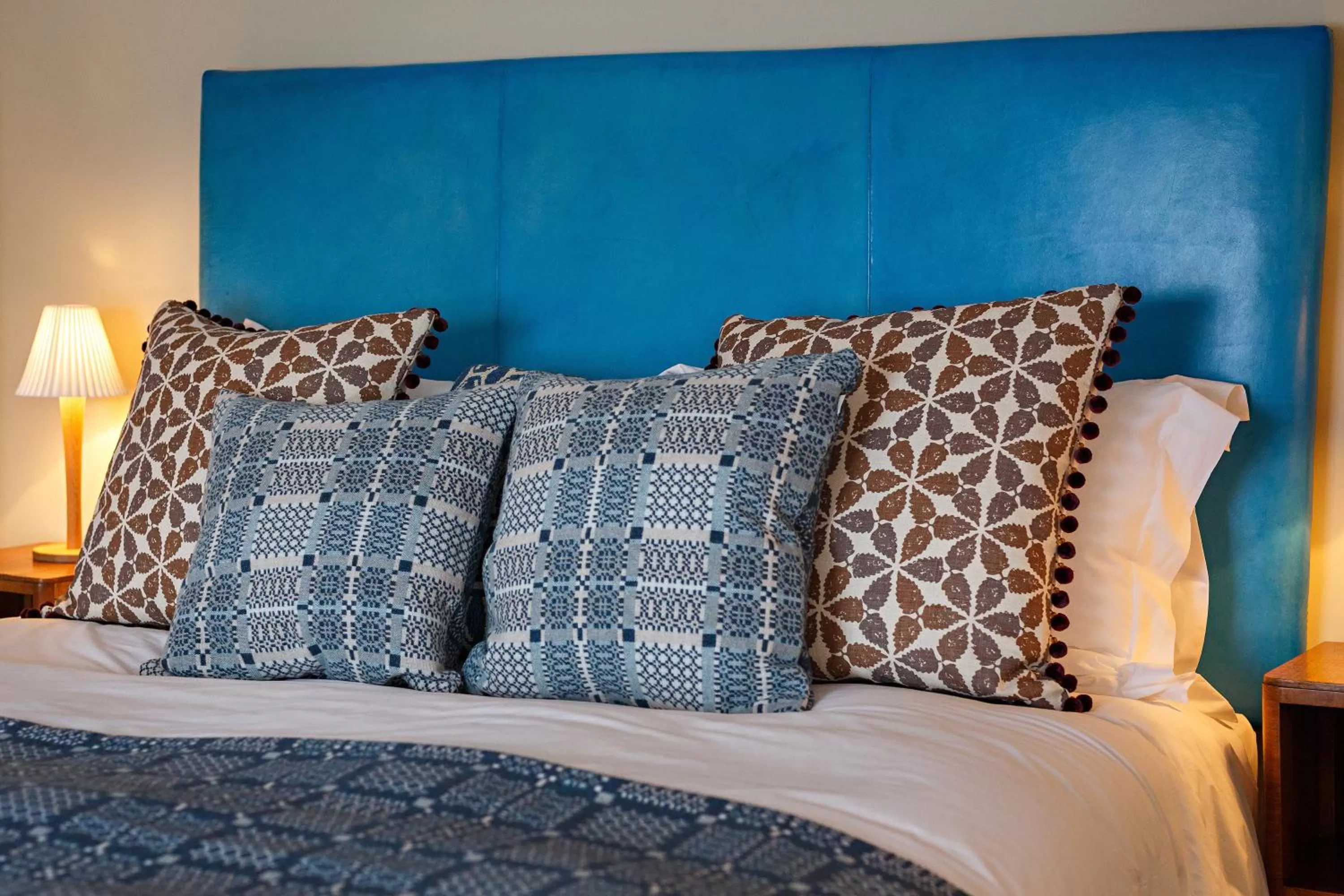 Decorative detail, Bed in The Assembly House in central Norwich