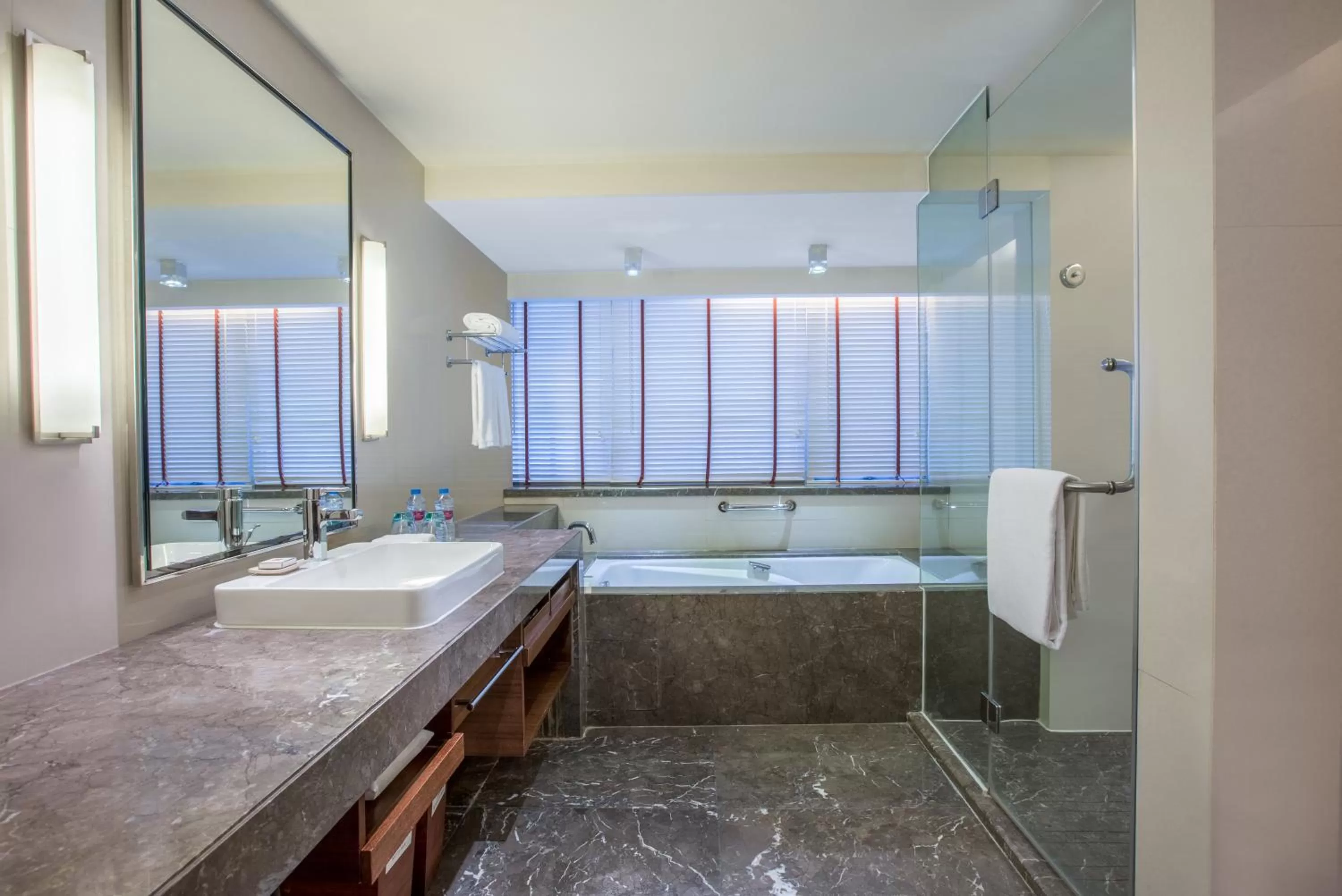 Bathroom in Crowne Plaza Guangzhou City Centre by IHG