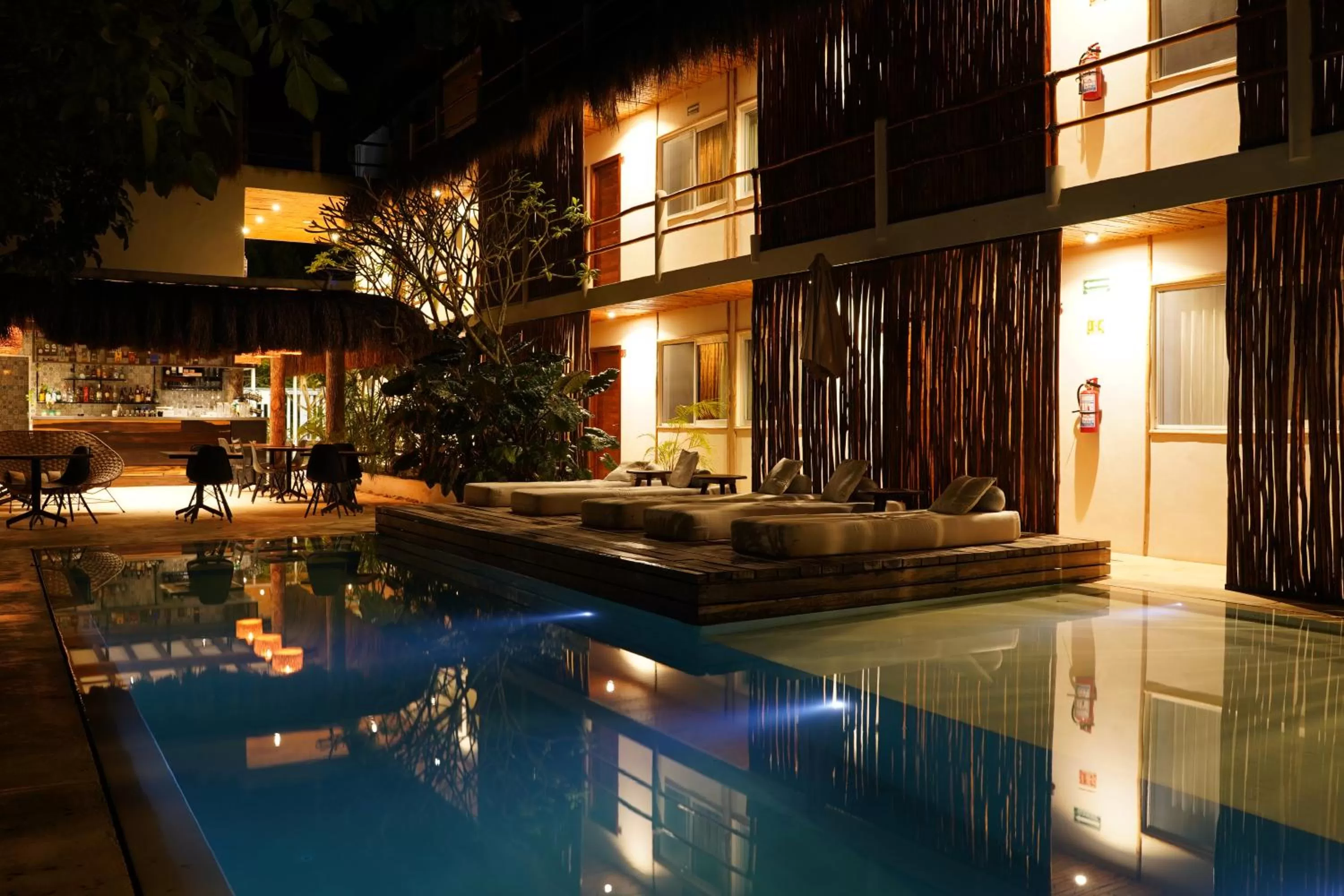 Swimming pool in AGAM Hotel Boutique Bacalar - Adults Only