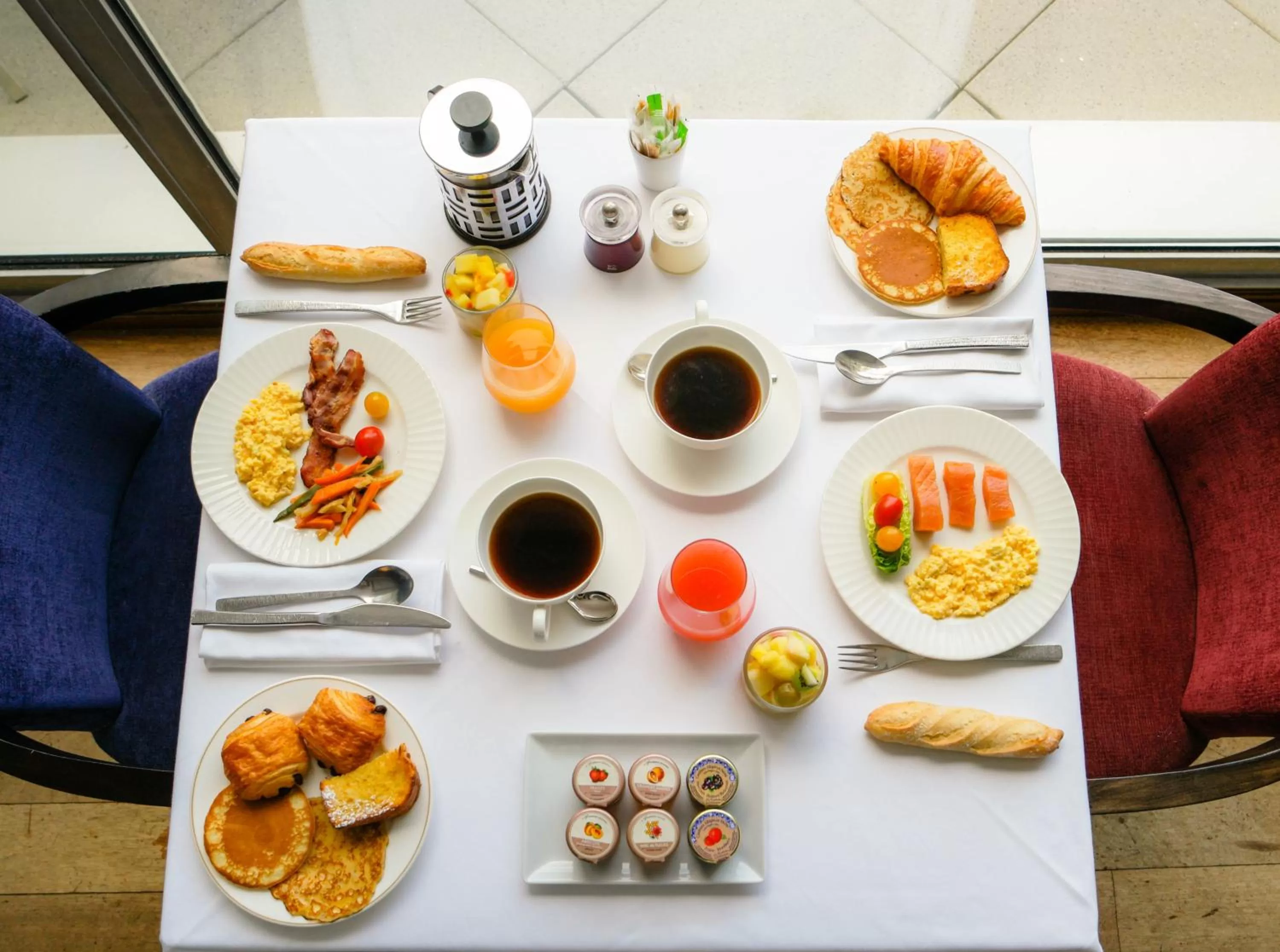 Breakfast in Sofitel Biarritz Le Miramar Thalassa