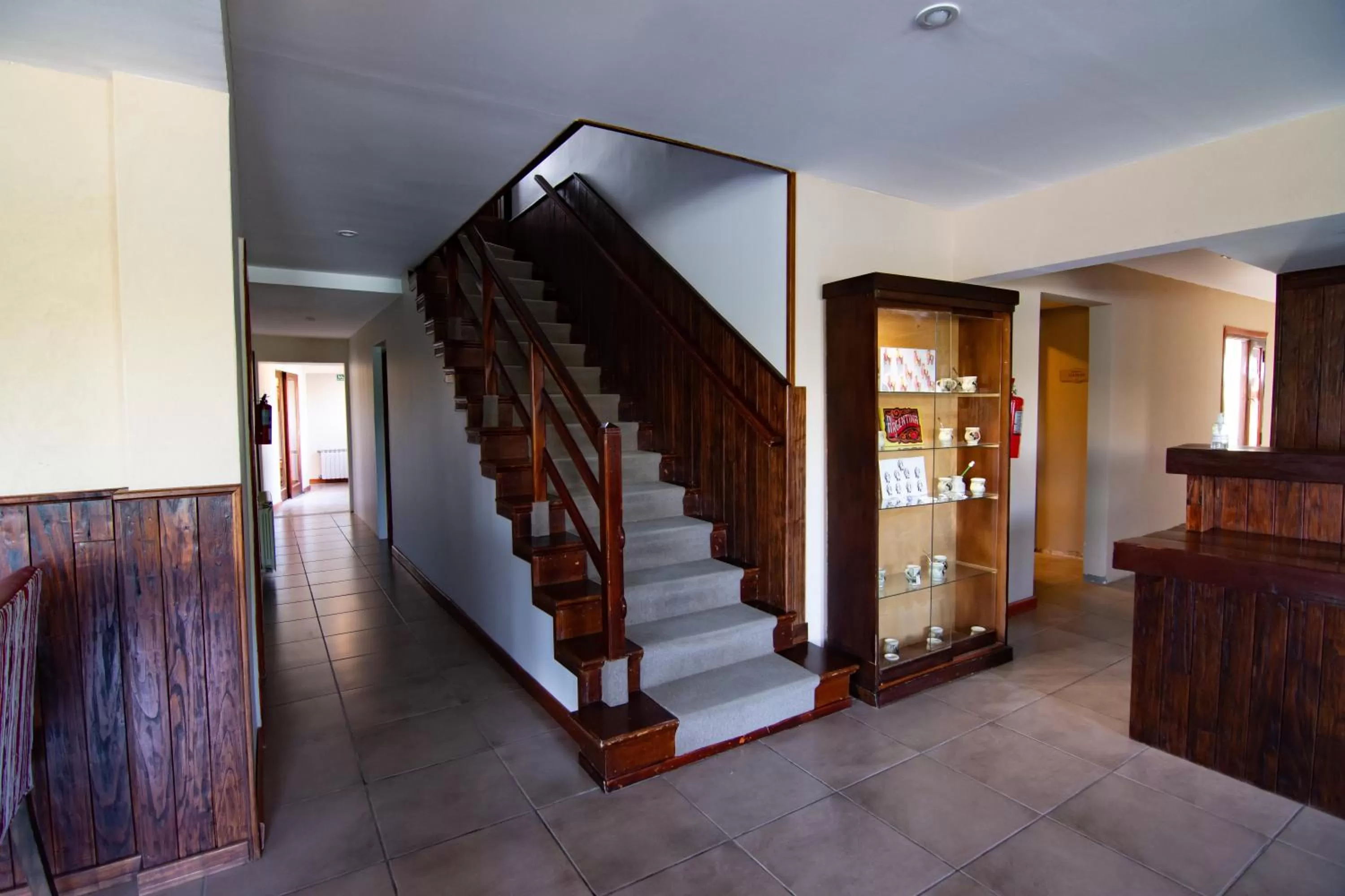 Lobby or reception in Hosteria Puerto San Julian