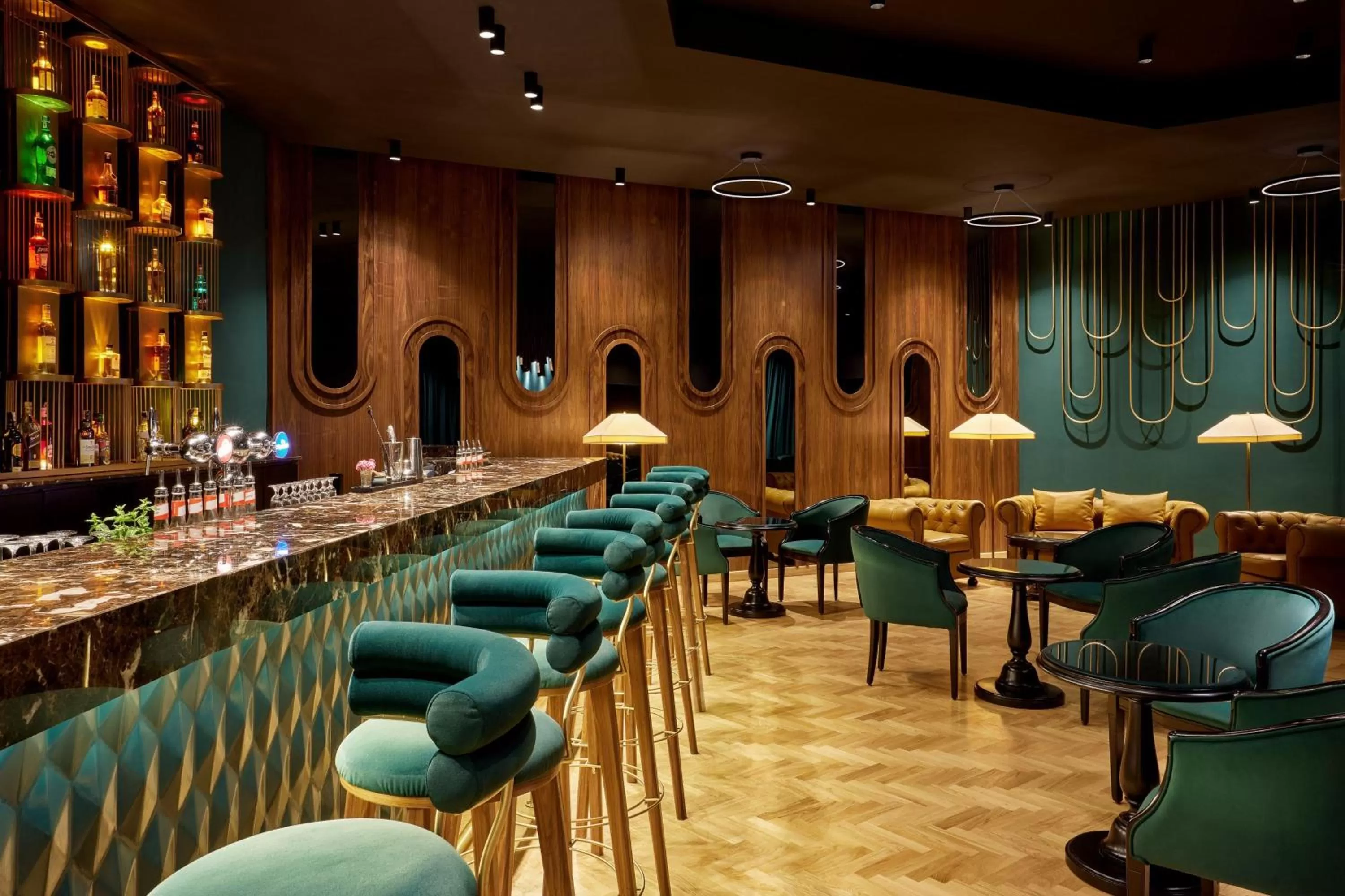 Lounge or bar in Fes Marriott Hotel Jnan Palace