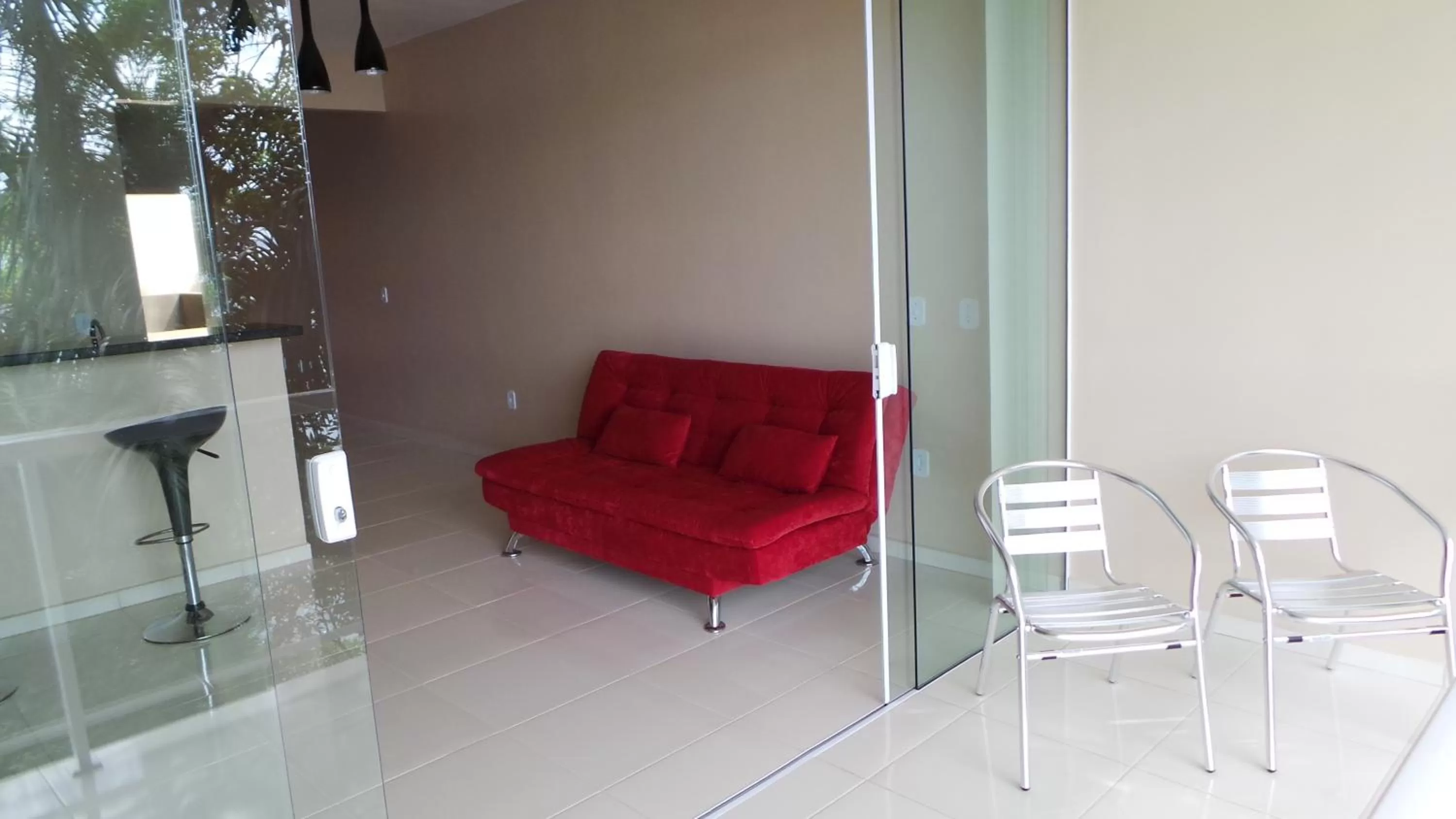 Seating Area in Ocean Green Flats