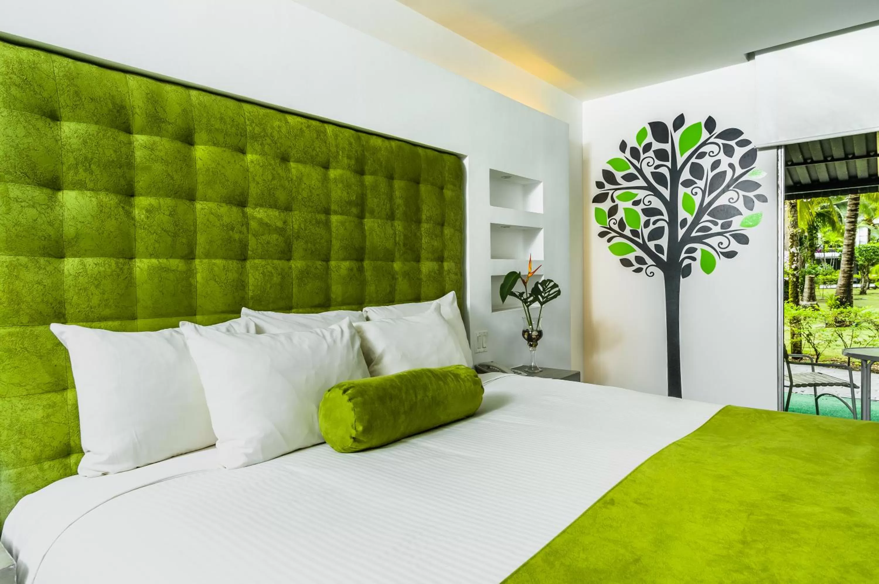 Bed in Riande Aeropuerto Hotel Casino