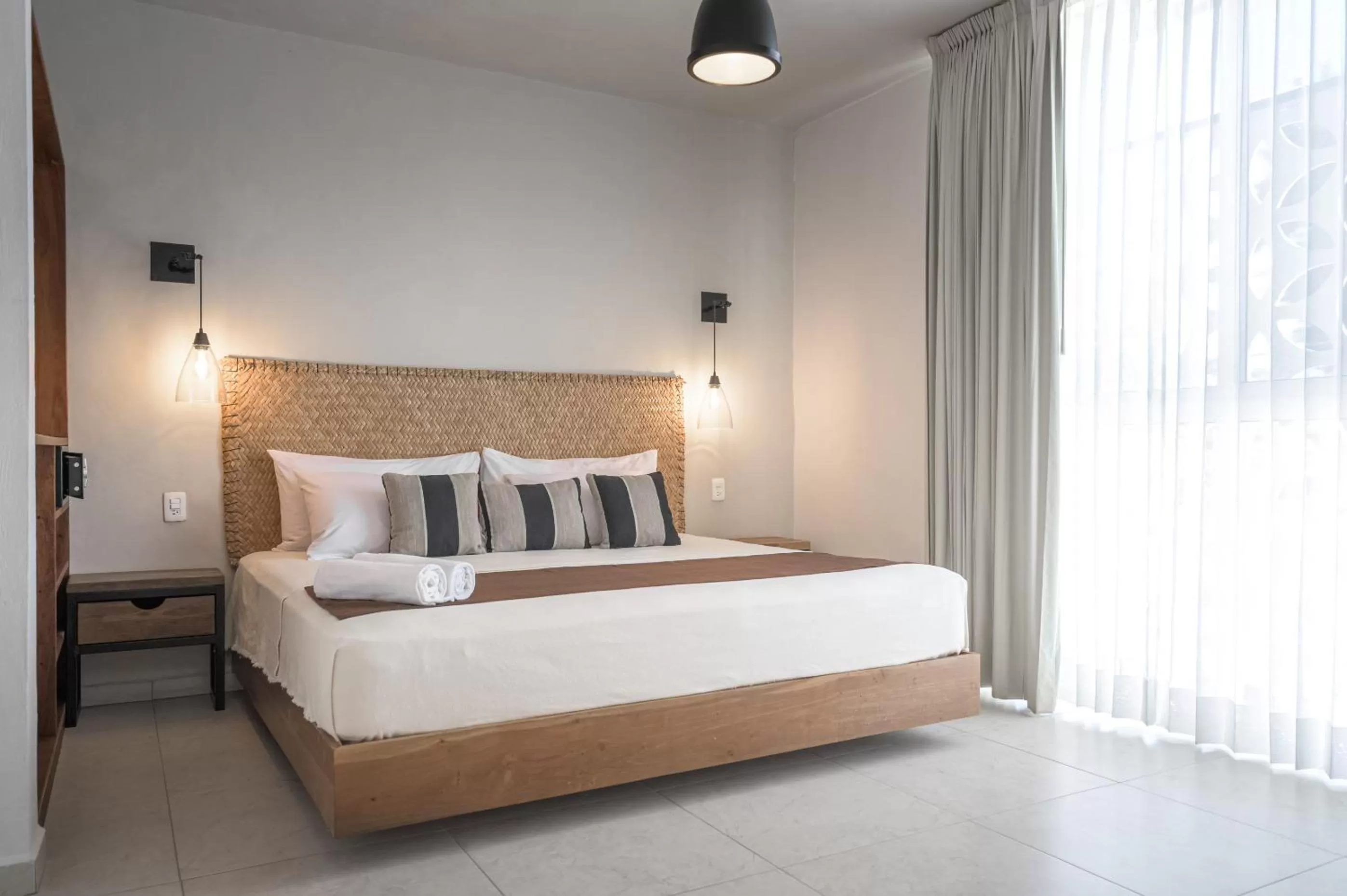 Photo of the whole room, Bed in AGAM Hotel Boutique Bacalar - Adults Only