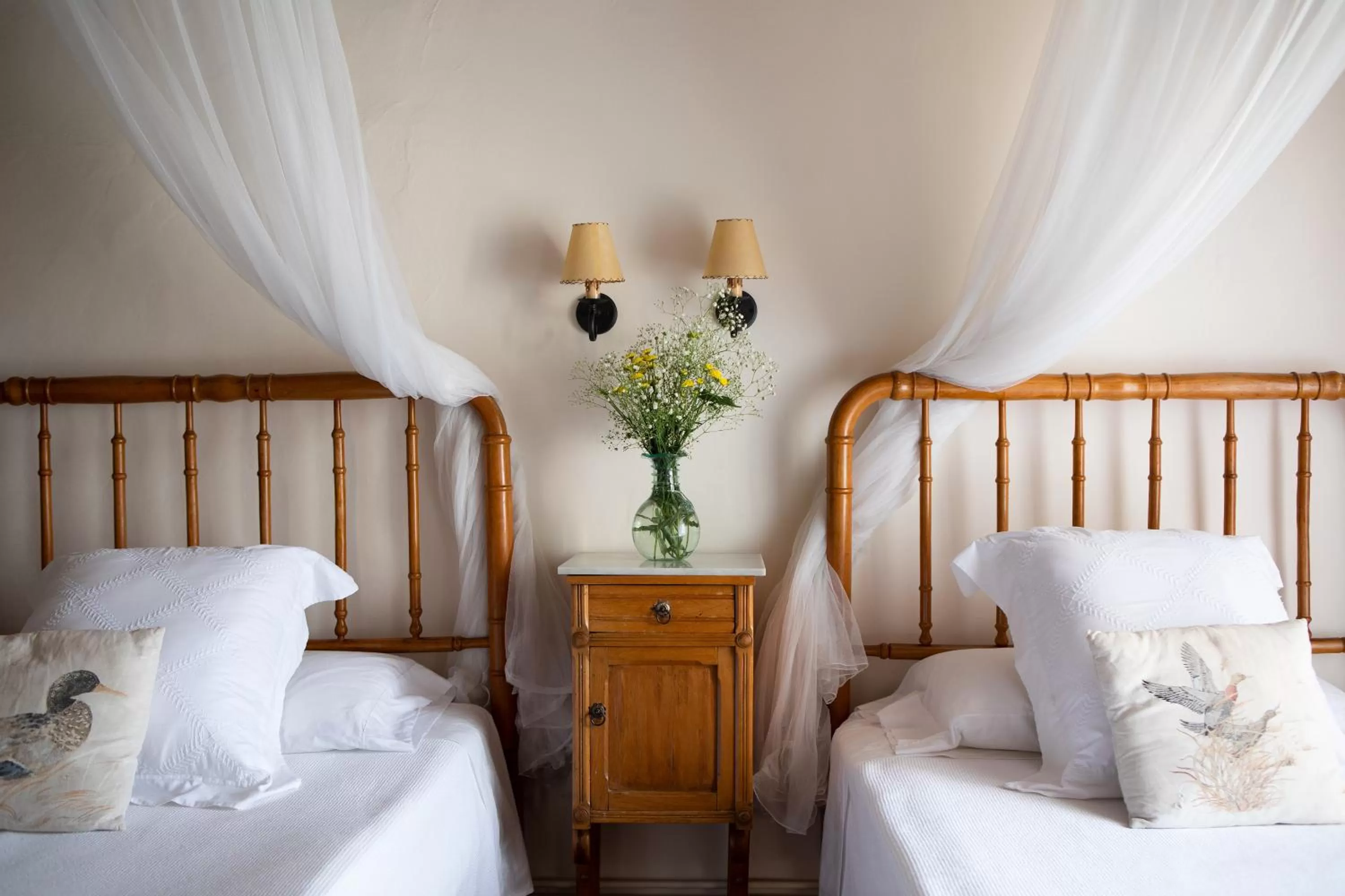 Decorative detail, Bed in B&B Can Casadella