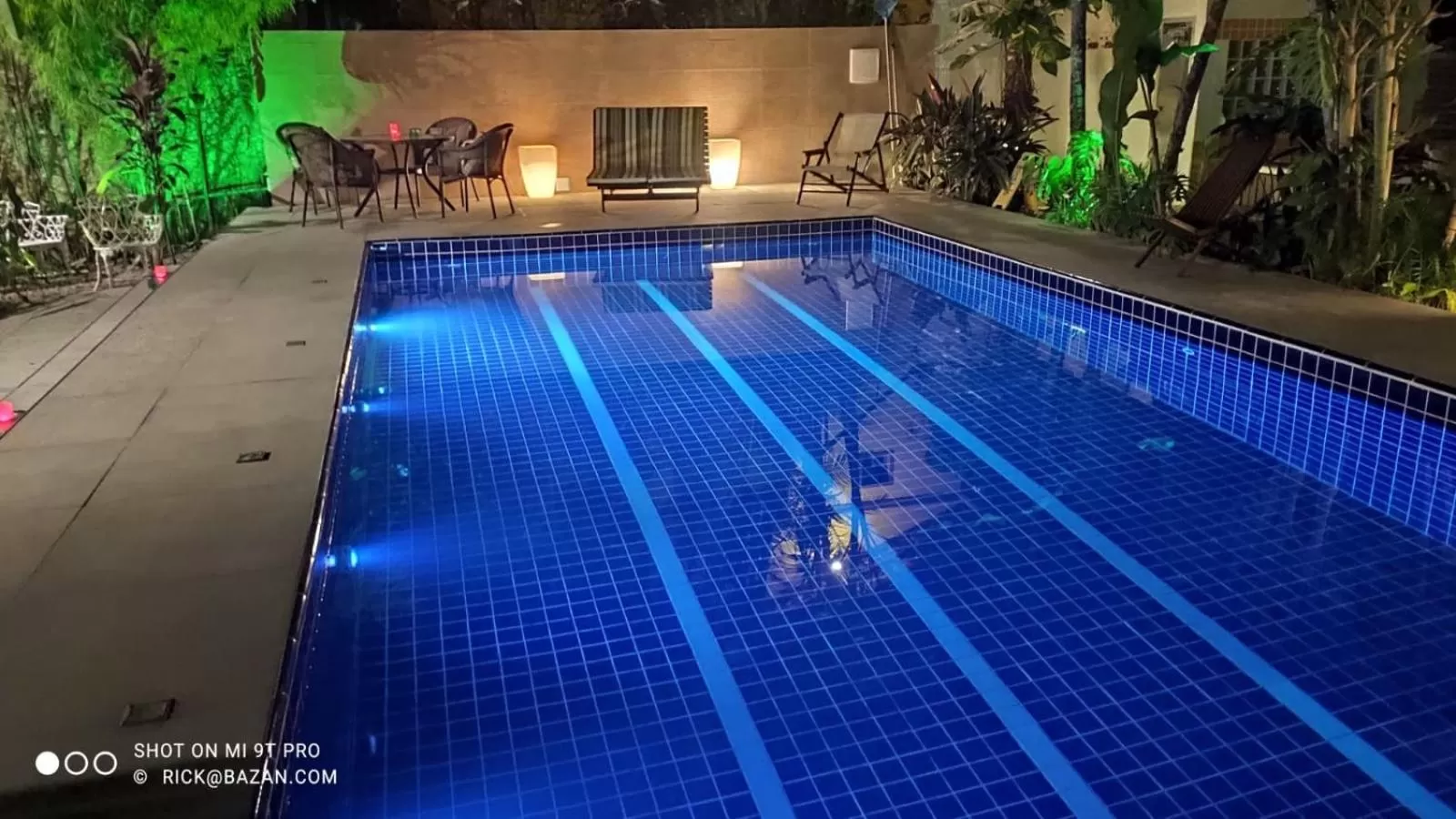 Swimming pool in Eliconial Paraty Pousada