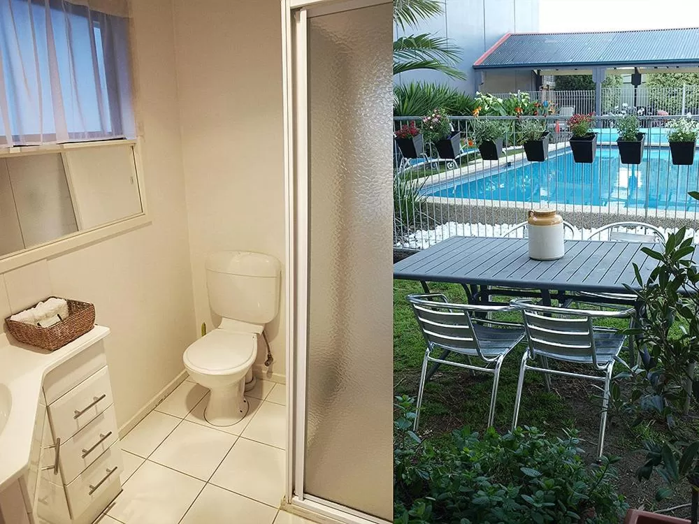 Toilet, Bathroom in Mornington Motel