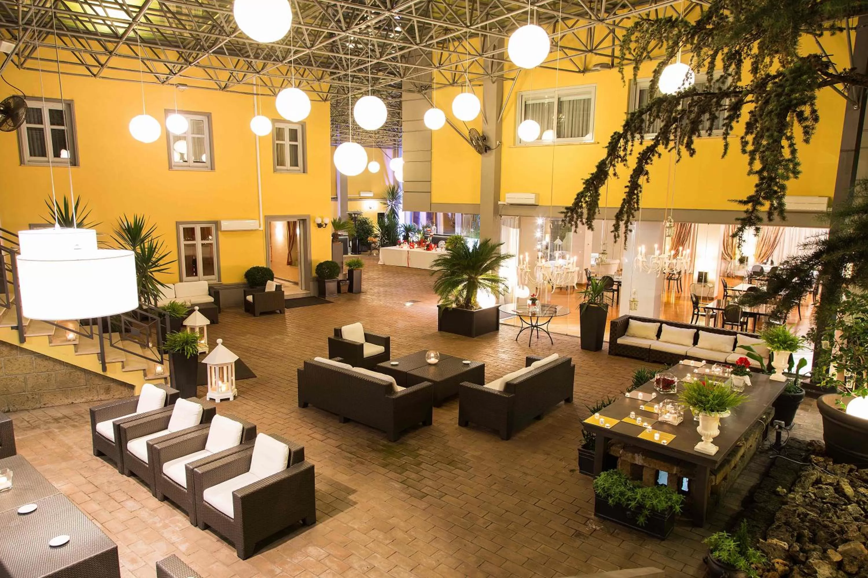 Patio in Hotel Villa Traiano