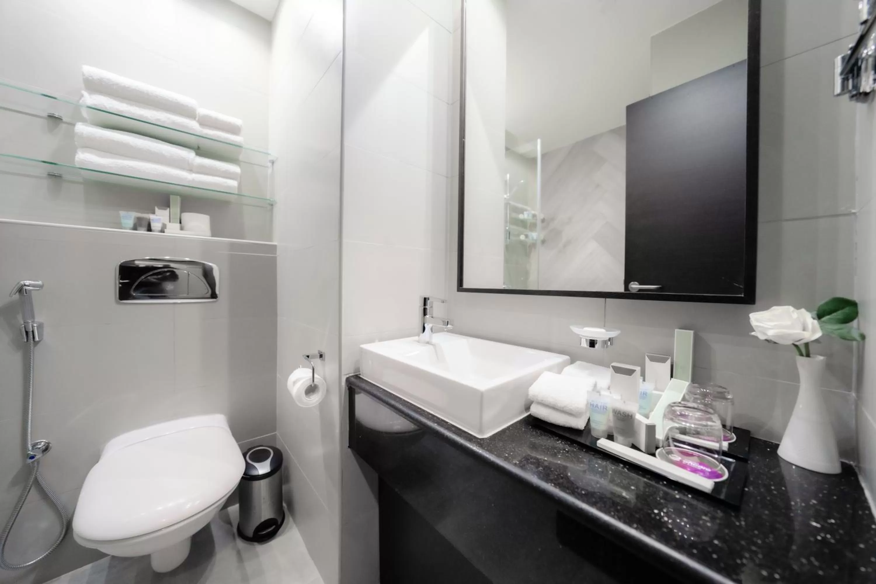 Bathroom in Ramada Encore Doha by Wyndham