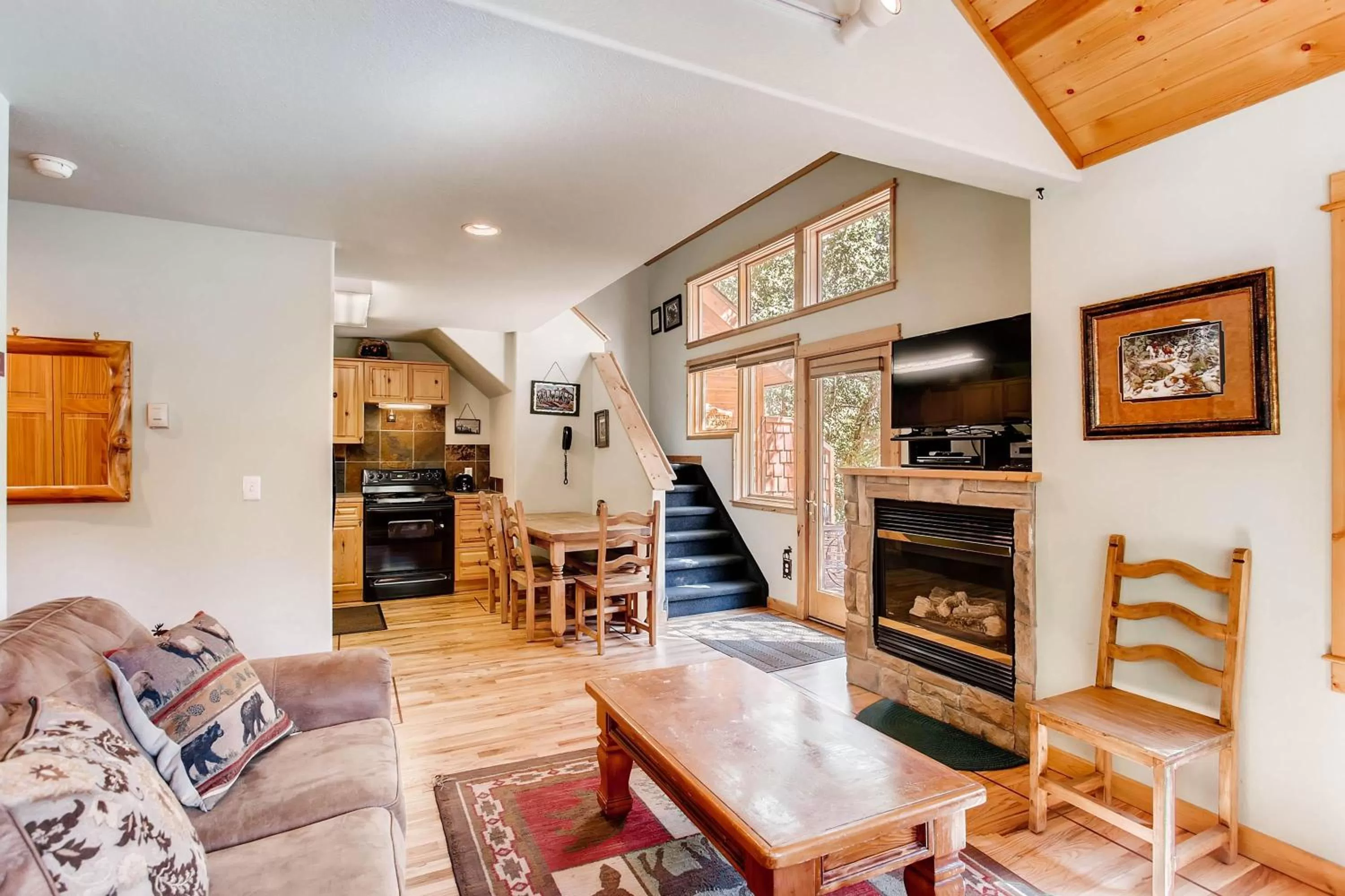 Seating Area in Estes Park Condos