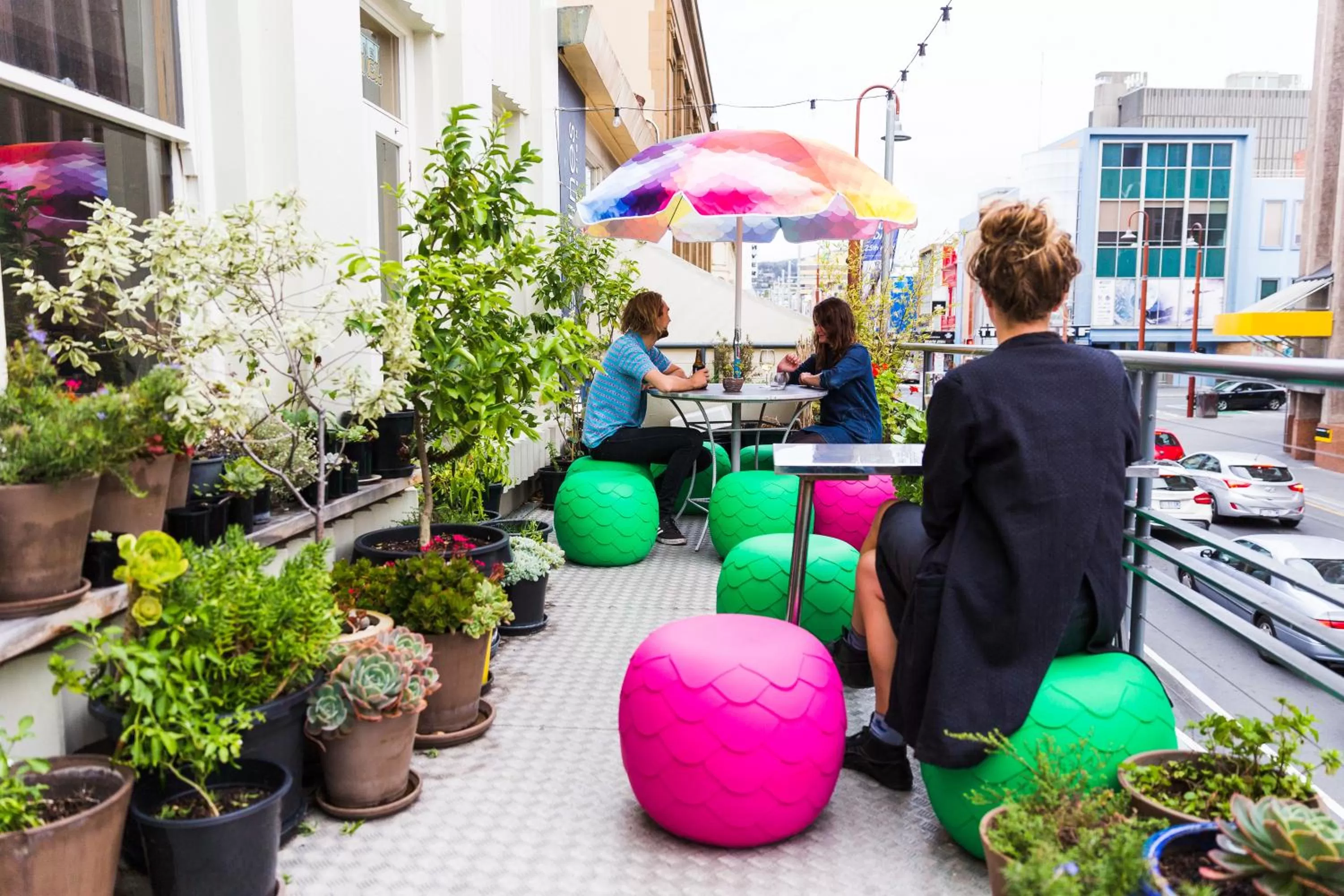 Balcony/Terrace in Alabama Hotel Hobart