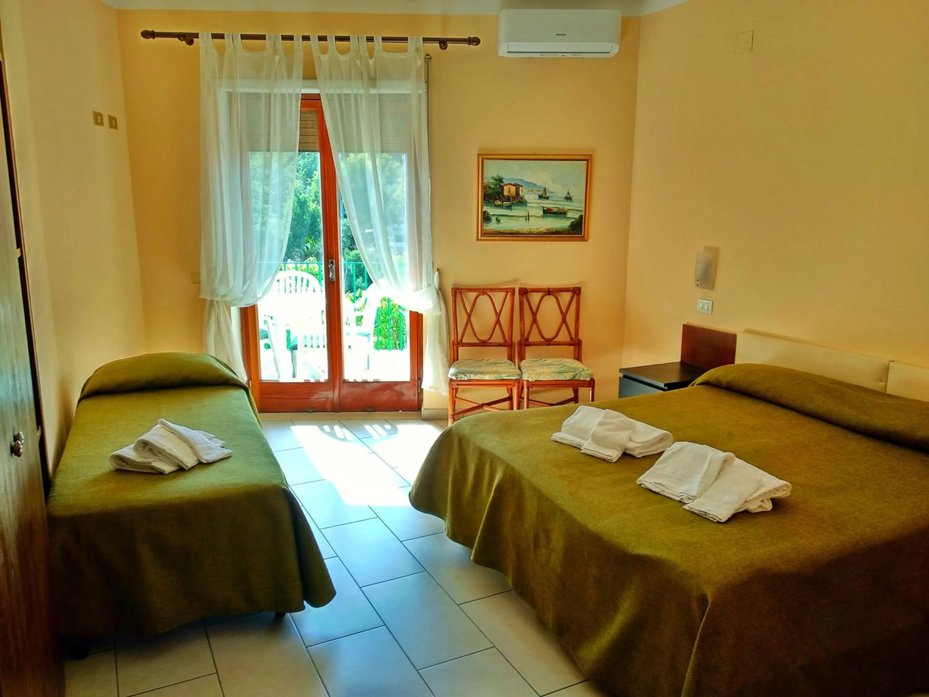 Bed in Hotel Desiree