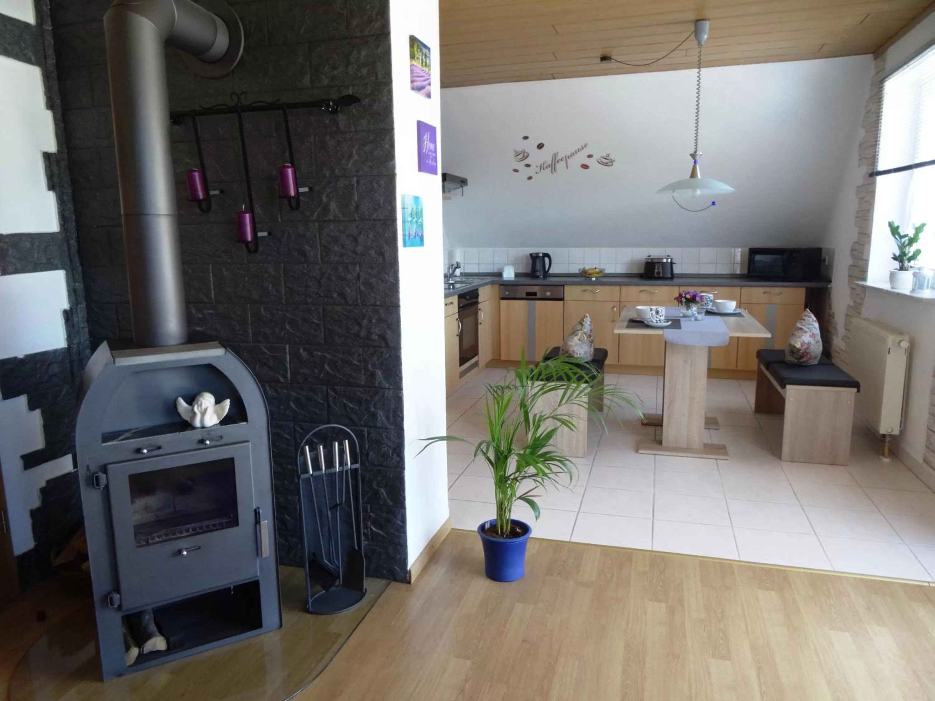 Kitchen or kitchenette, Kitchen/Kitchenette in Pension und Apartment Landhaus Fricke