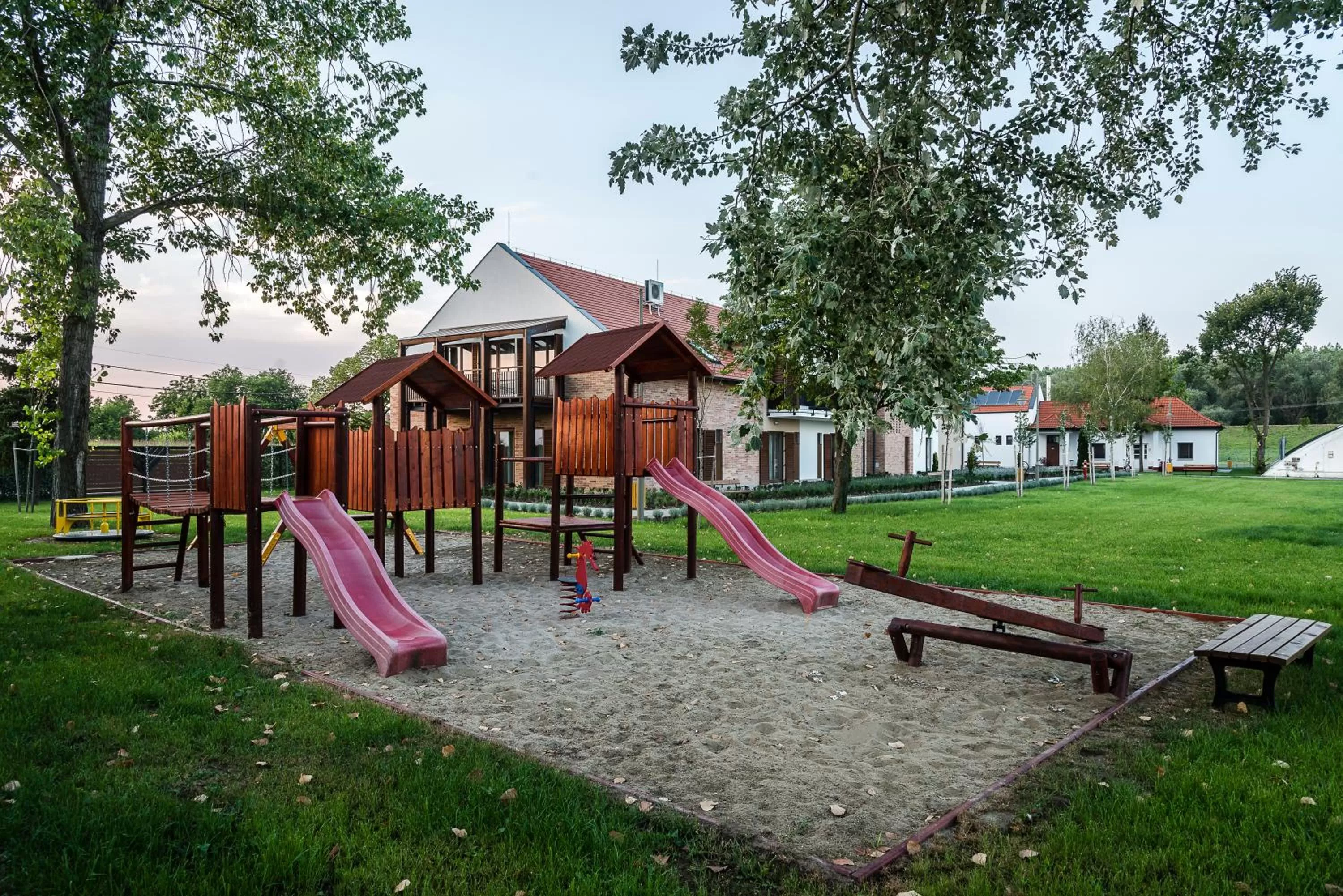 Children play ground, Children's Play Area in Levendula Hotel