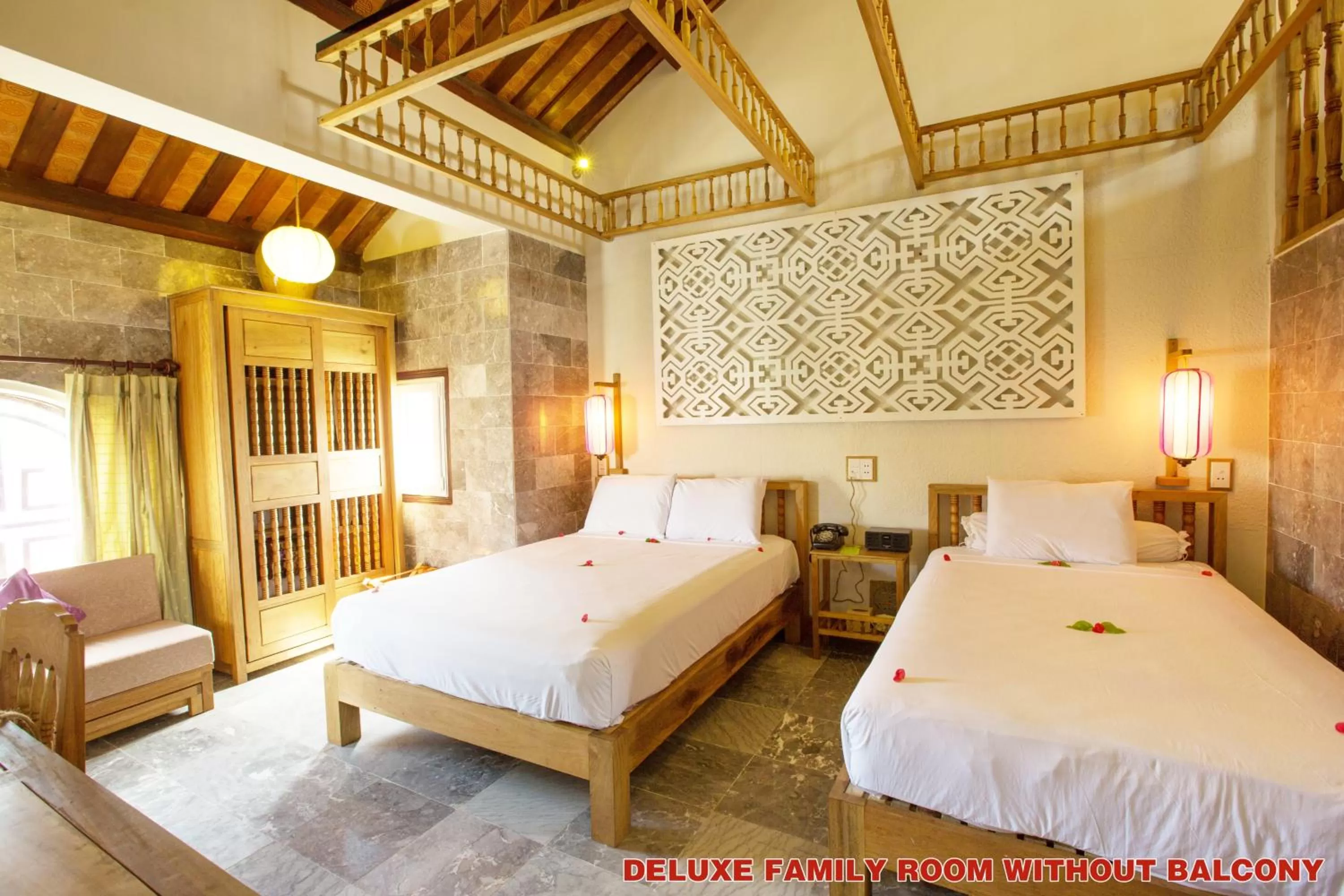 Bed in Hoi An Pho Library Hotel