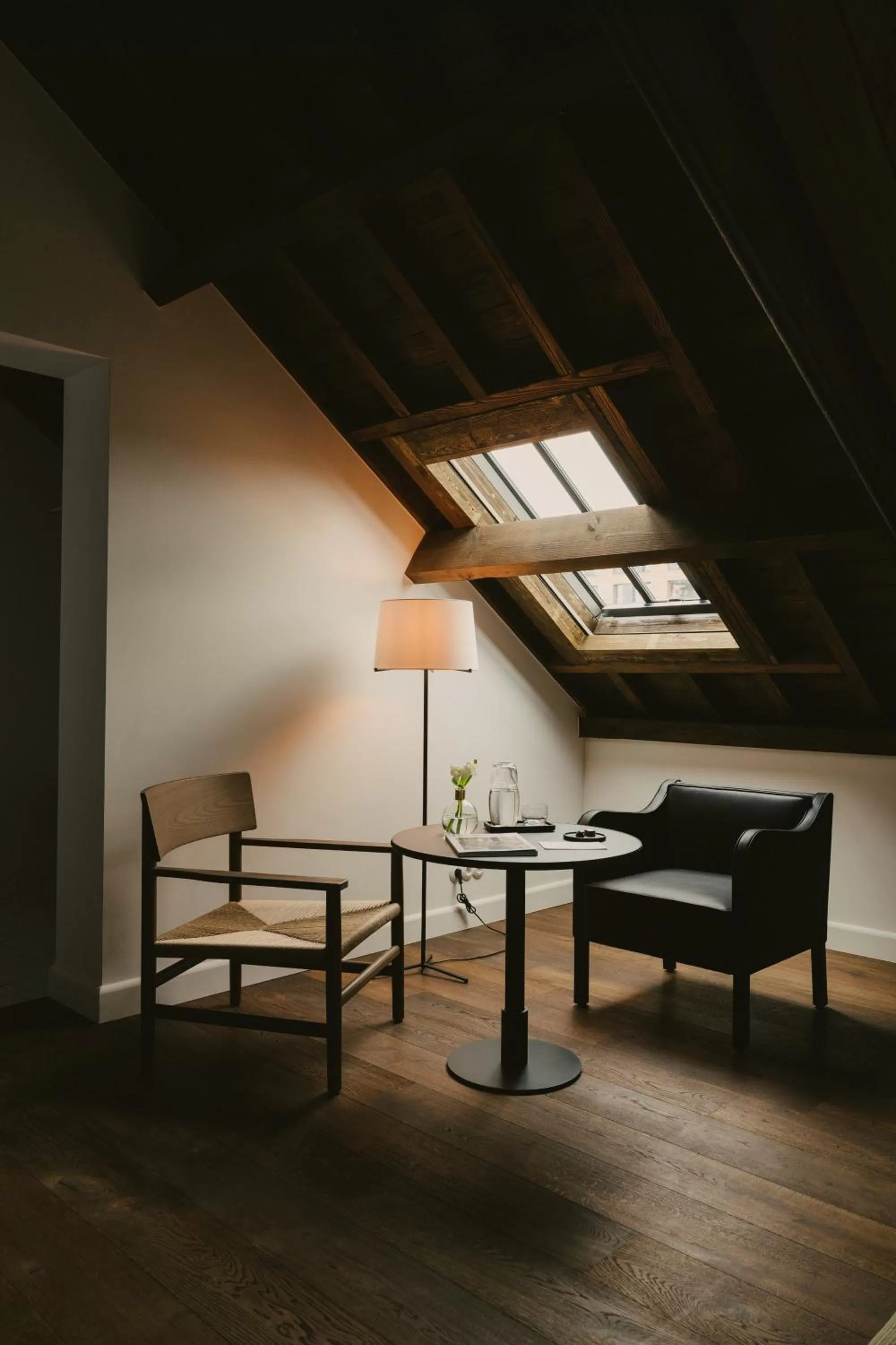 Seating area in august