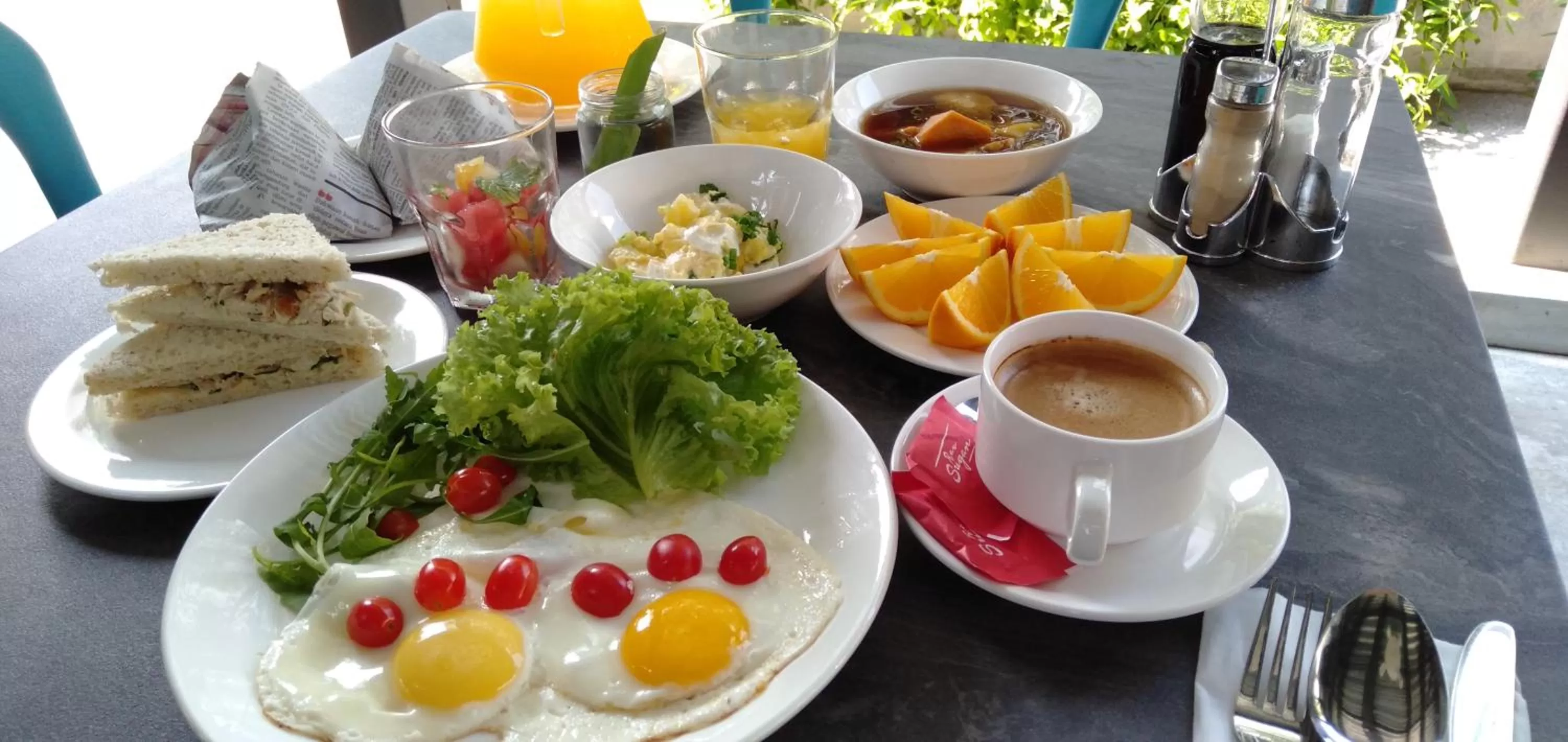 Food close-up in SAVV HOTEL