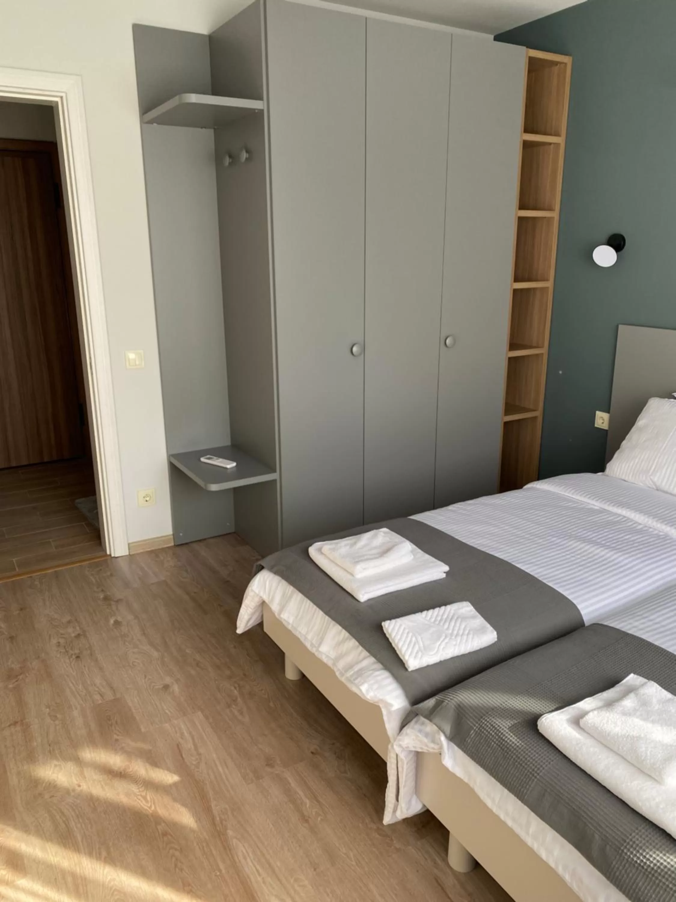 Bed in 7th Sense boutique apartments