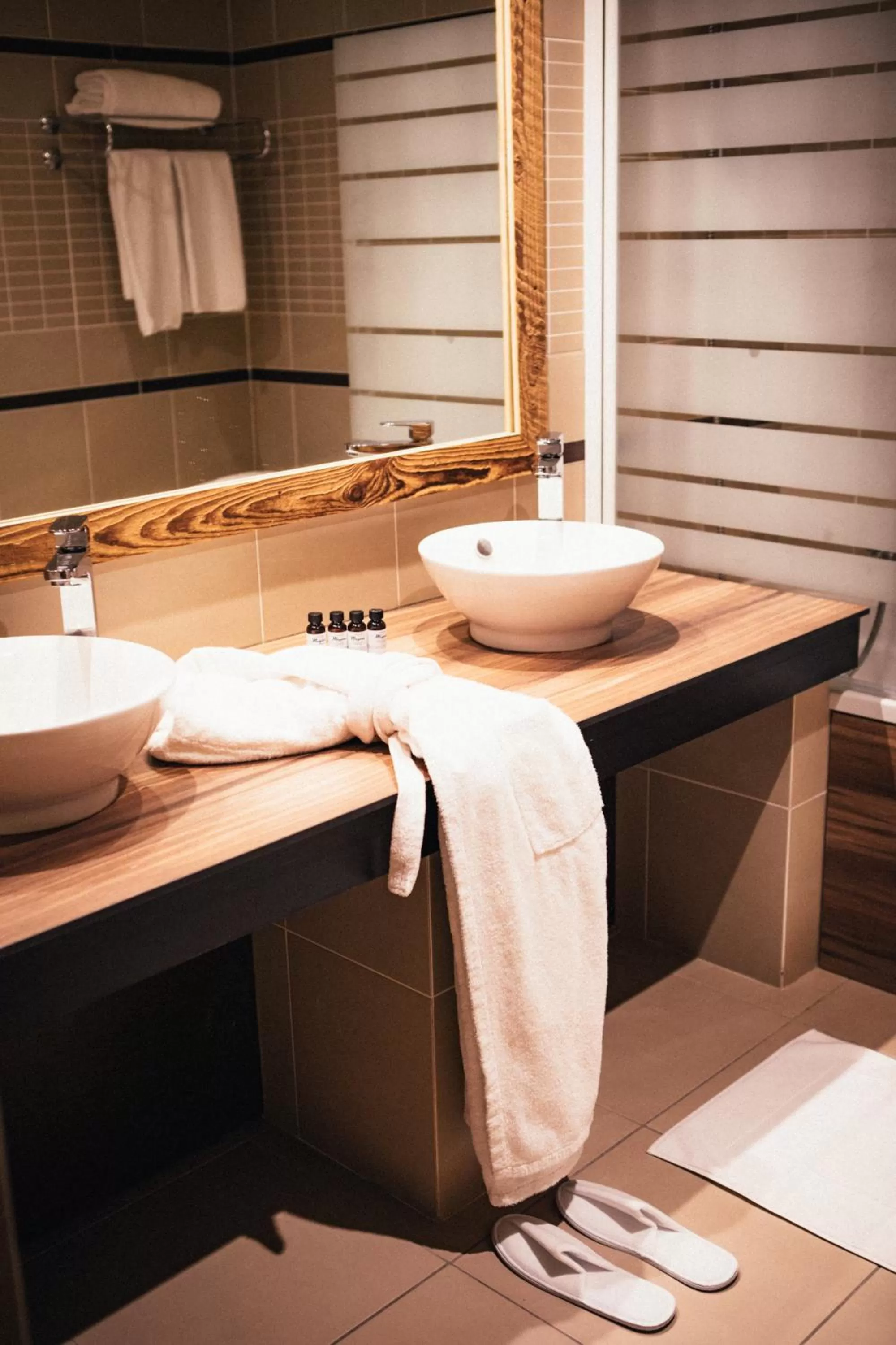 Bathroom in Hôtel L'Arboisie