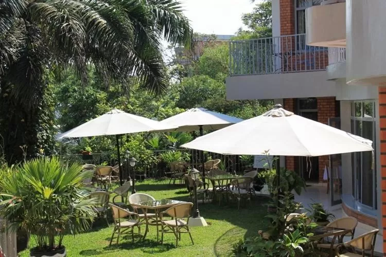 Garden view in One Click Hotel