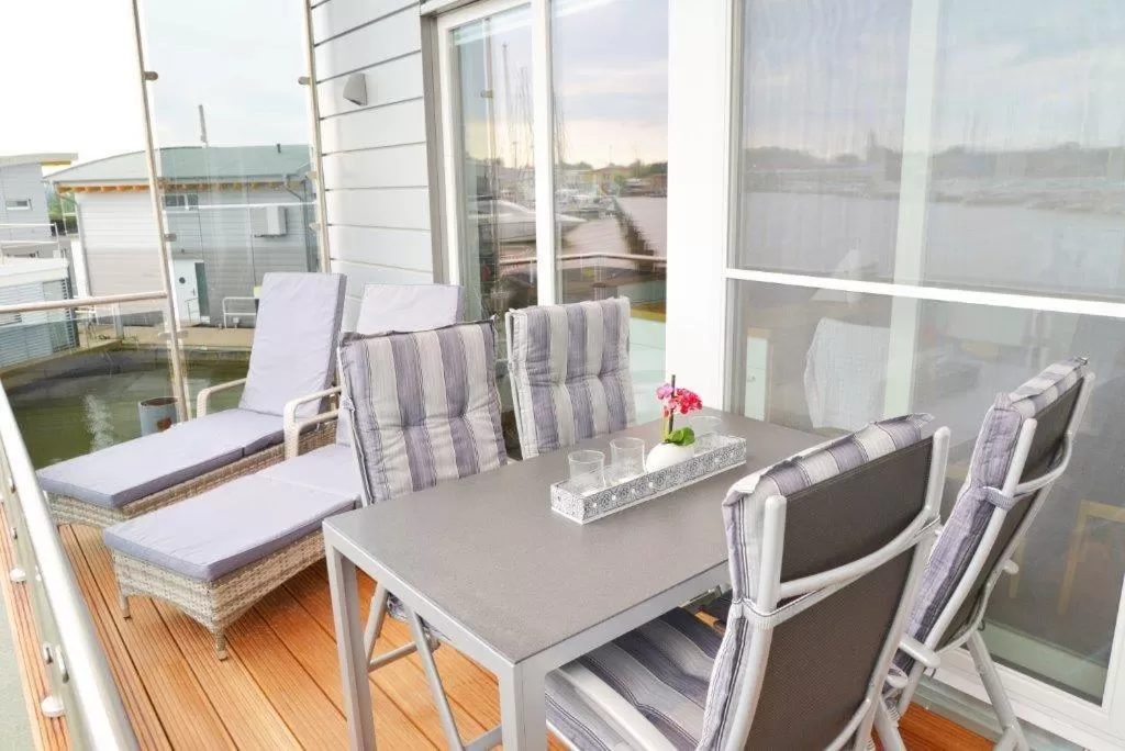Balcony/Terrace in Schwimmende Häuser im BALTIC SEA RESORT