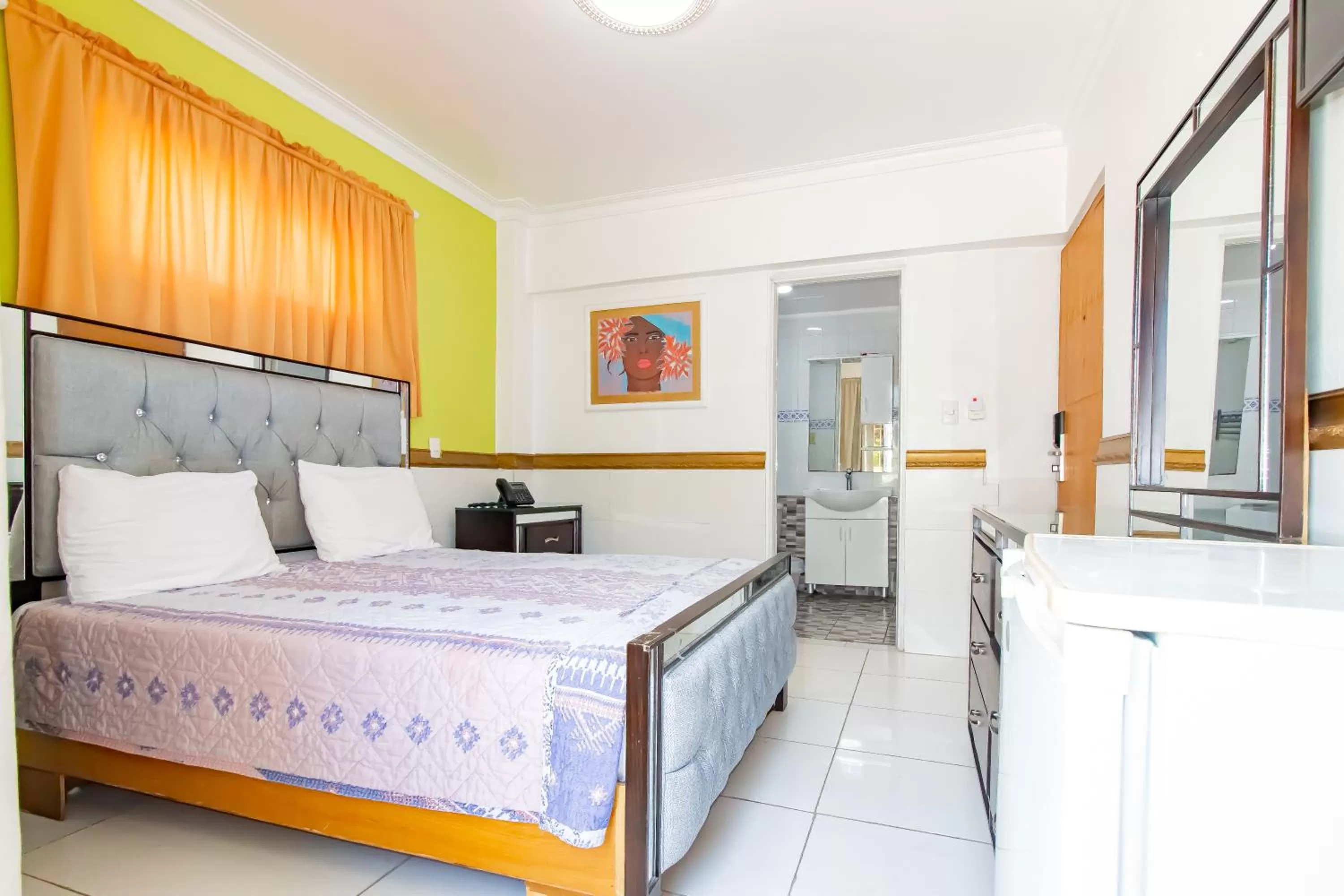 Bed in Hotel La Casona Dorada