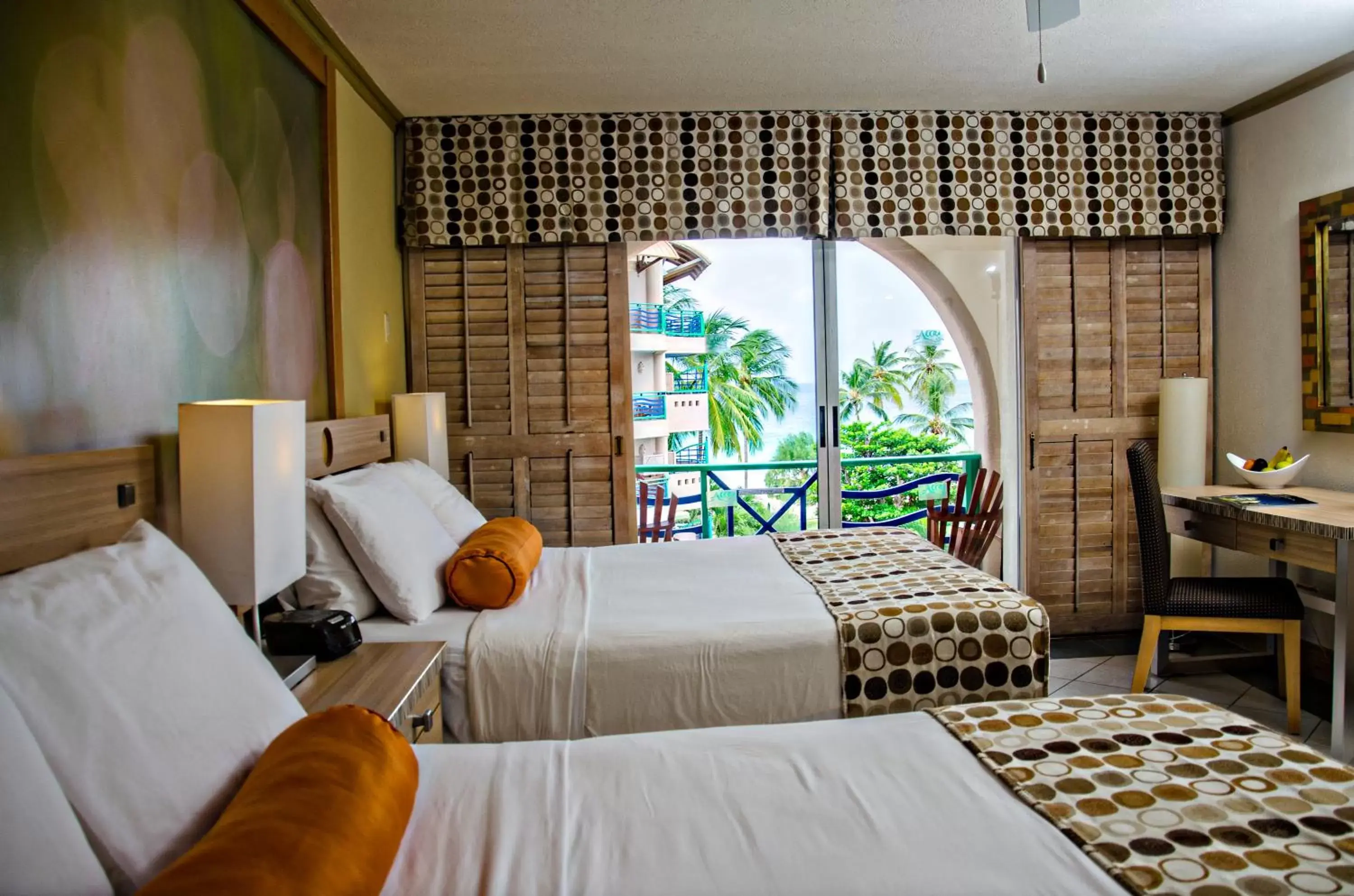 Ocean View Room 2 double beds in Accra Beach Hotel & Spa Ocean View Room 2 double beds in Accra Beach Hotel & Spa