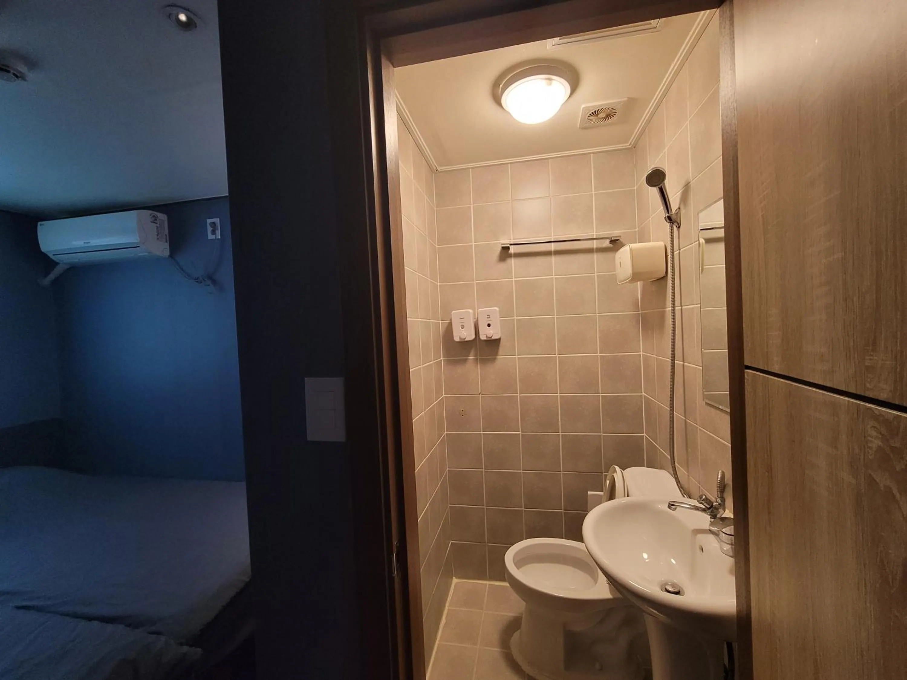 Decorative detail in Olive Hostel MyeongDong