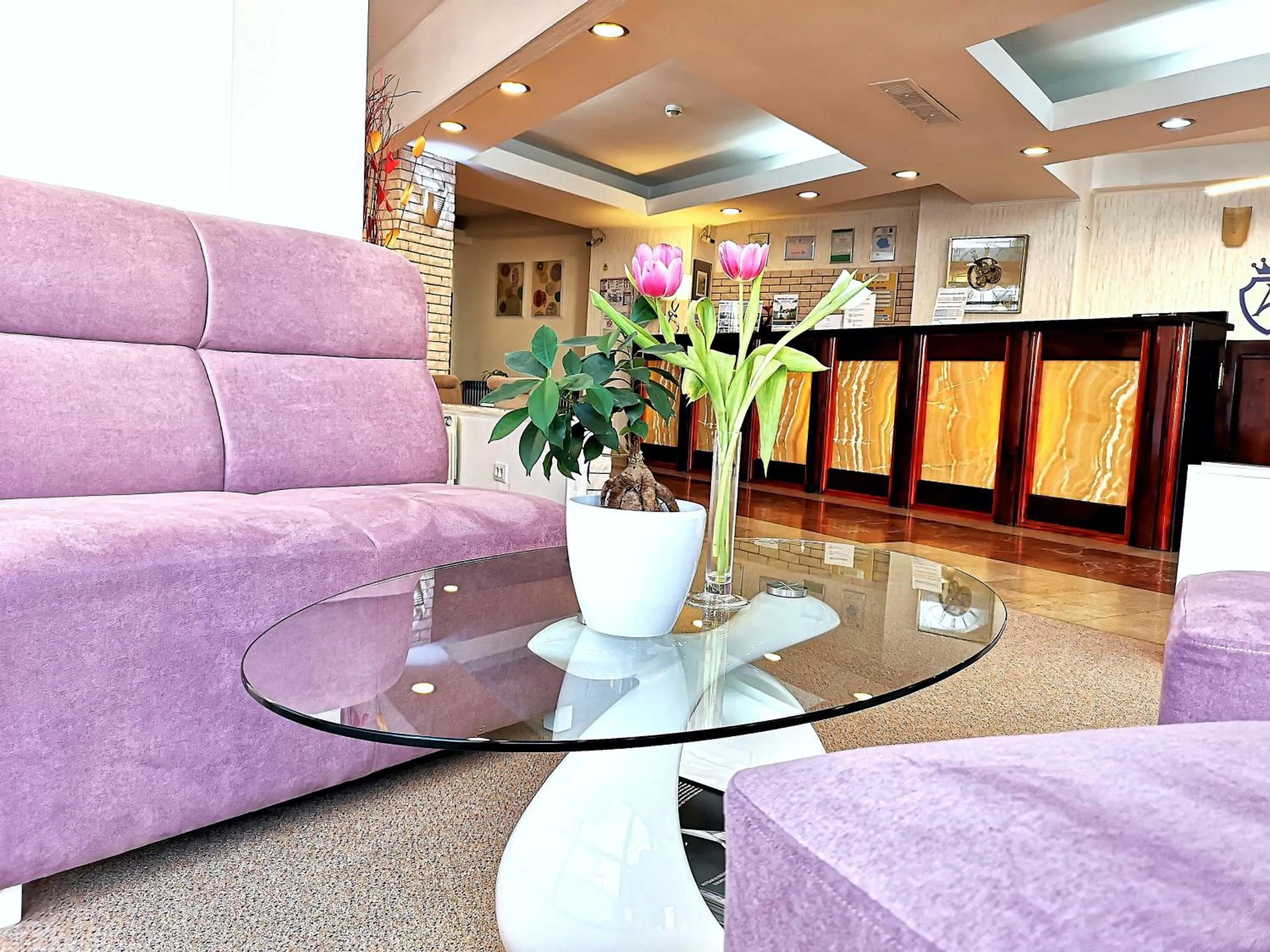 Lobby or reception in Atrium Hotel Bucharest City Center