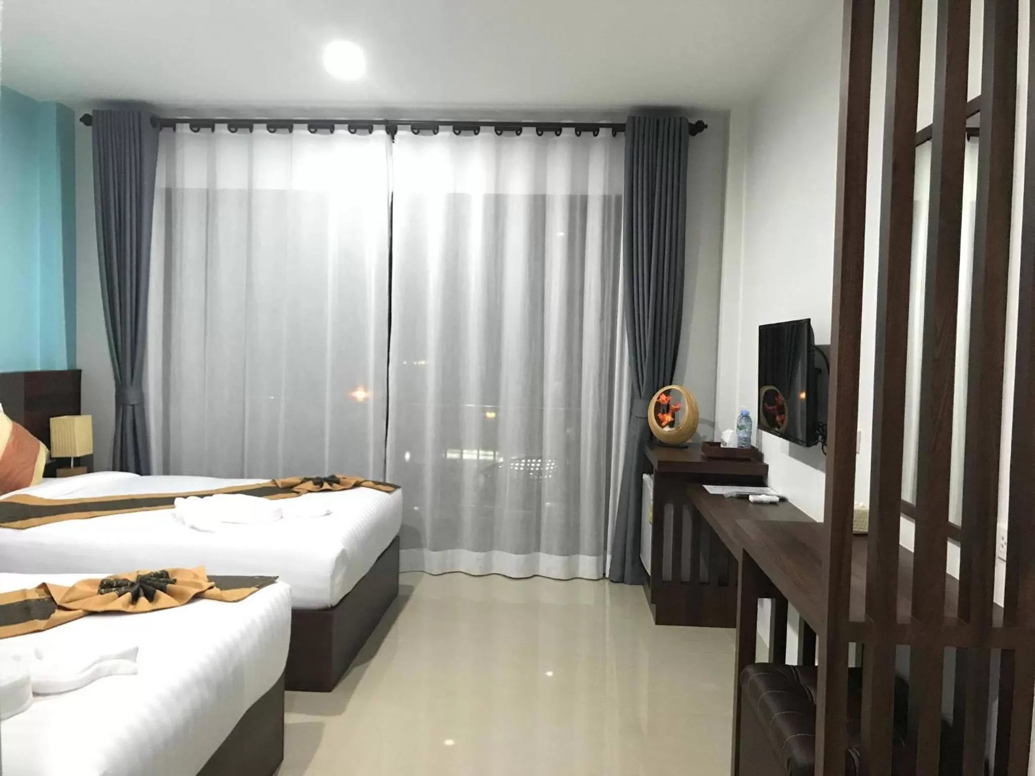 Bed in Aonang Sea Valley Resort