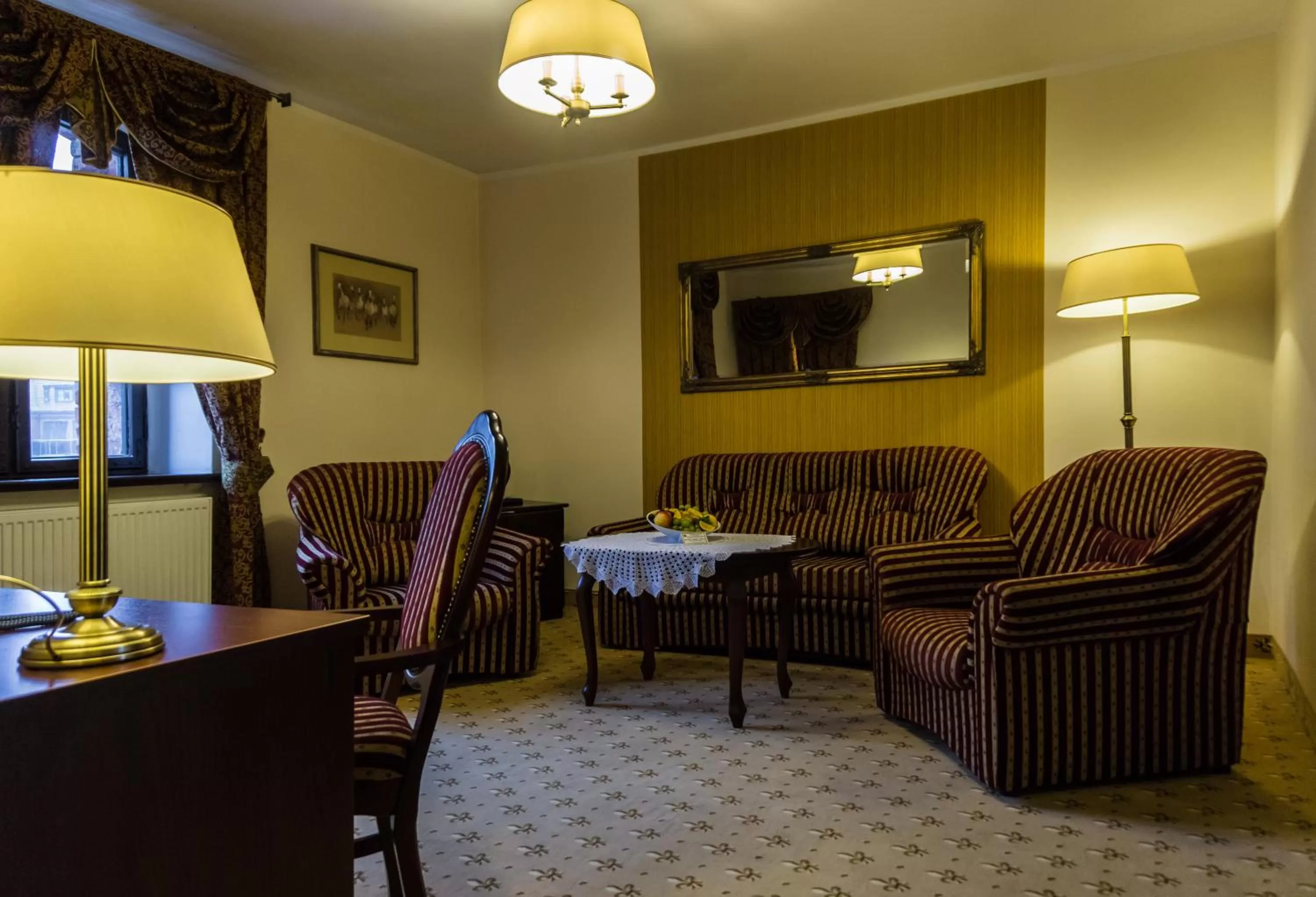 Living room, Seating Area in Zamek Gniew - Pałac Marysieńki